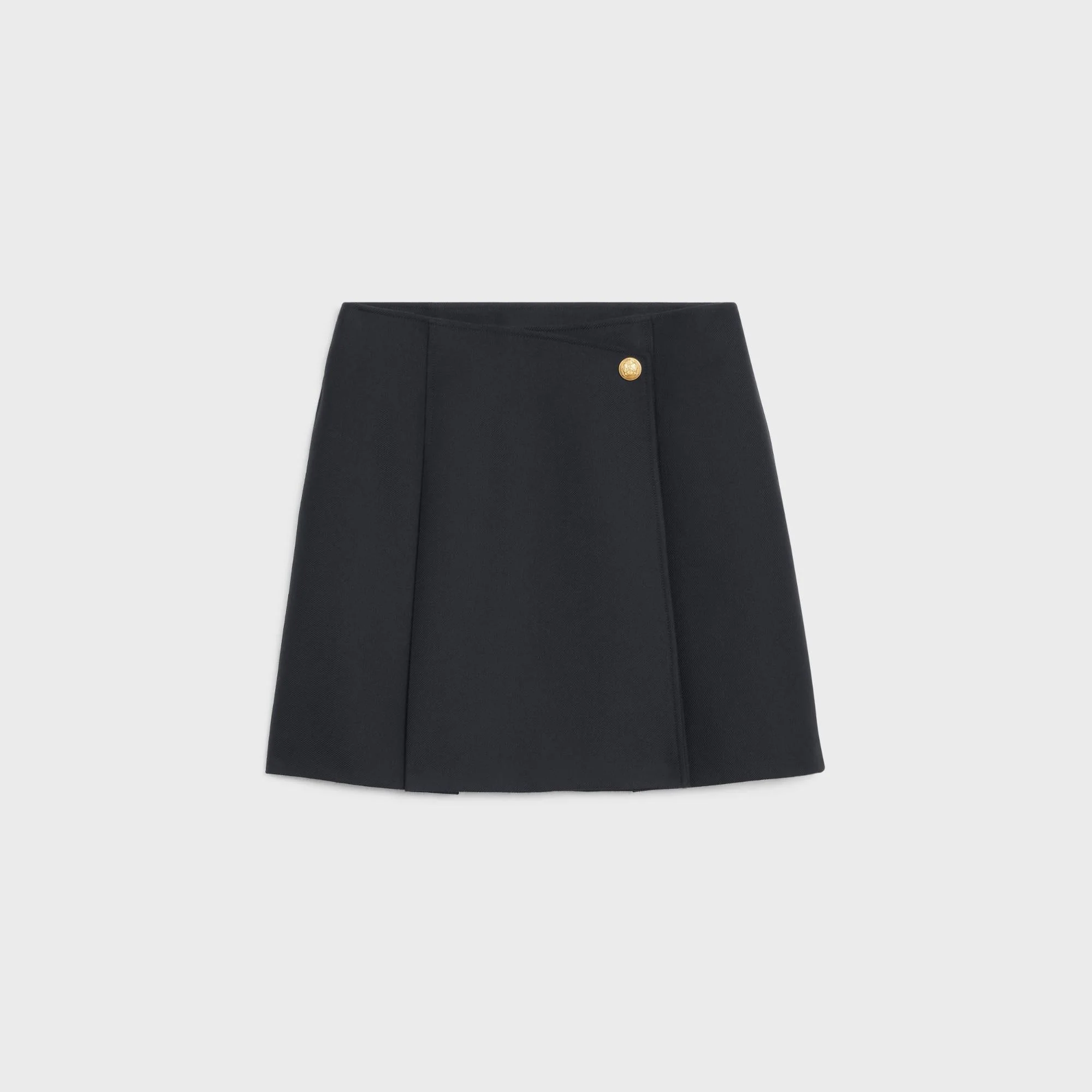 Short Wrap Skirt - Black