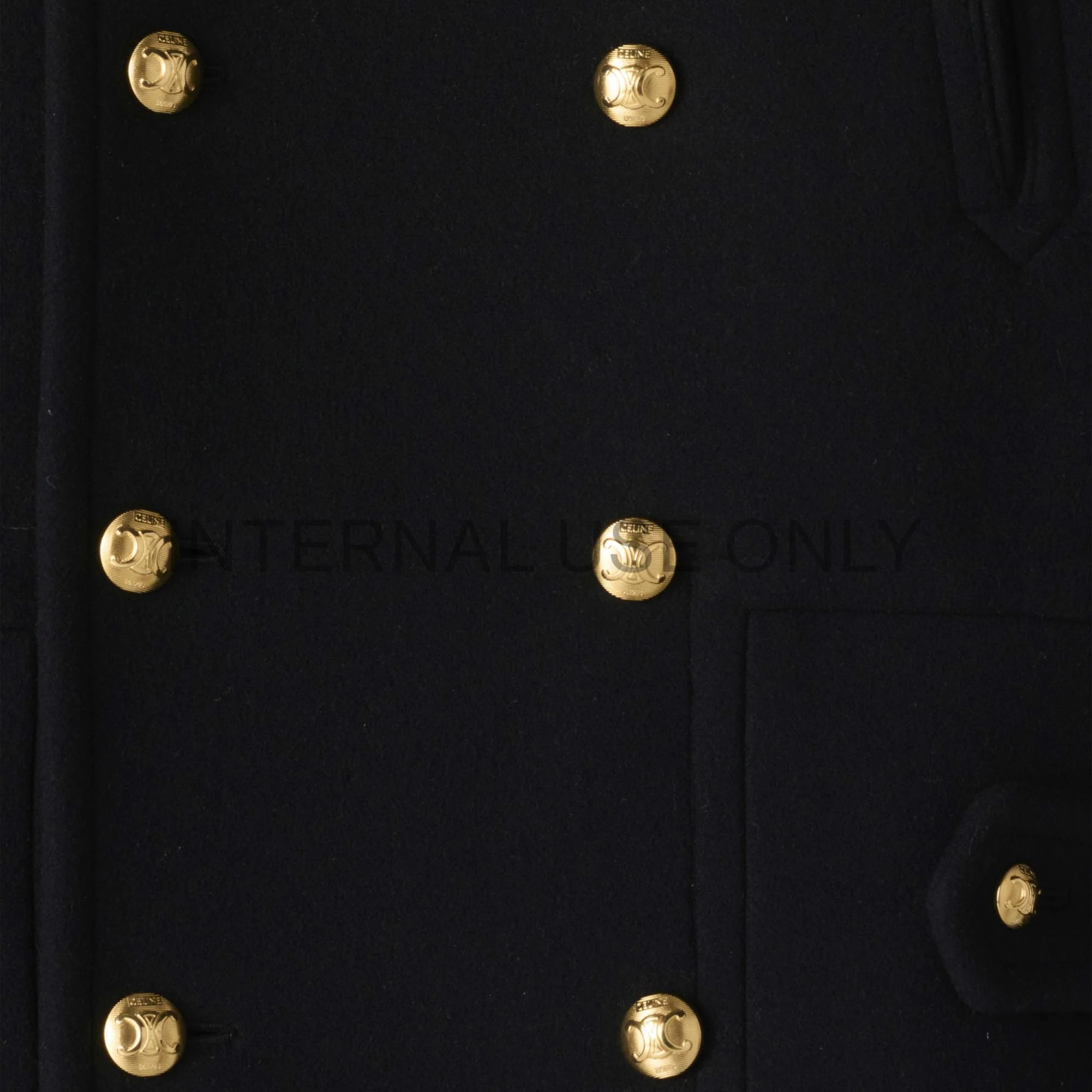 Eggshape Peacock Coat - Black - Image 4