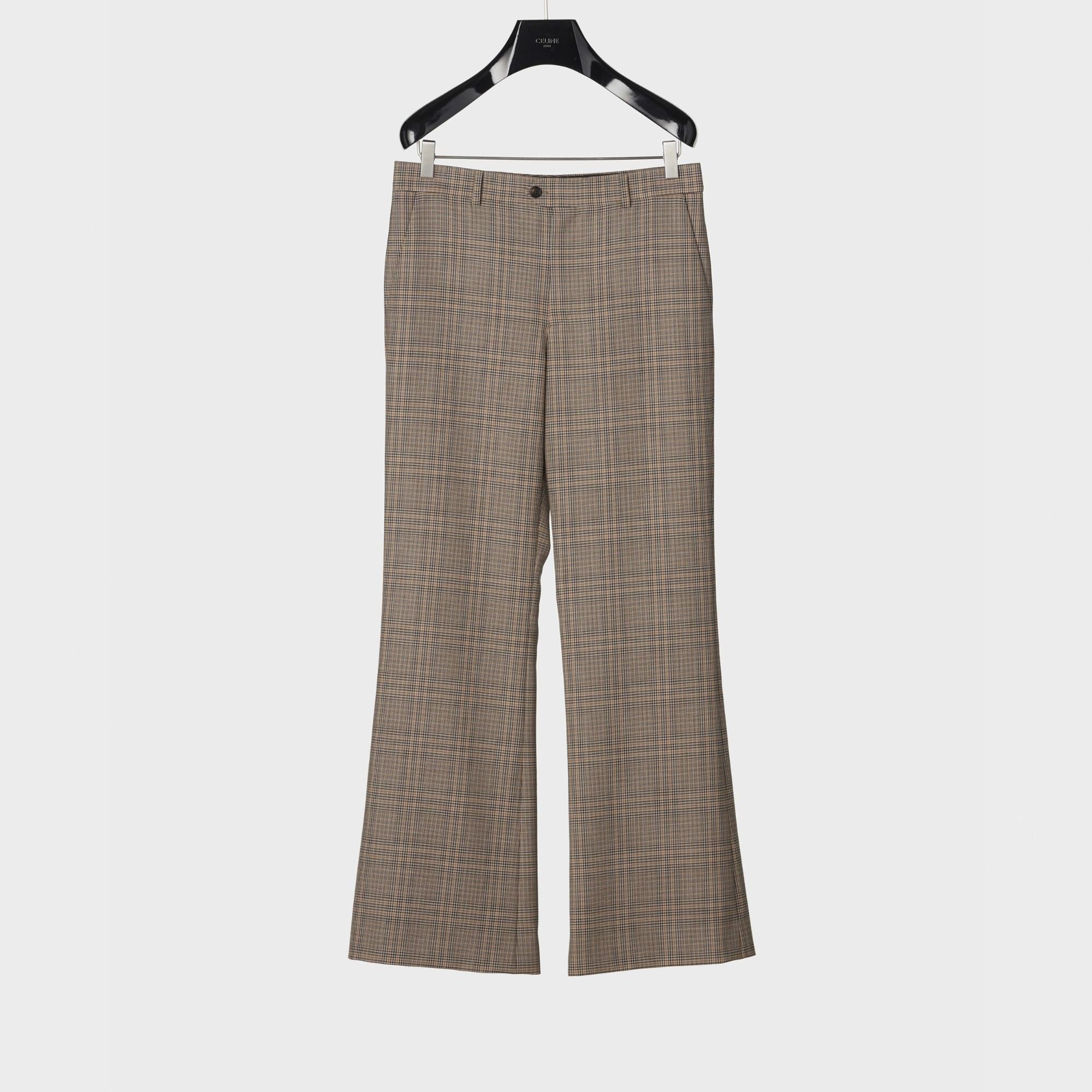 Boot Cut Trousers - Camel/Brown - Image 3
