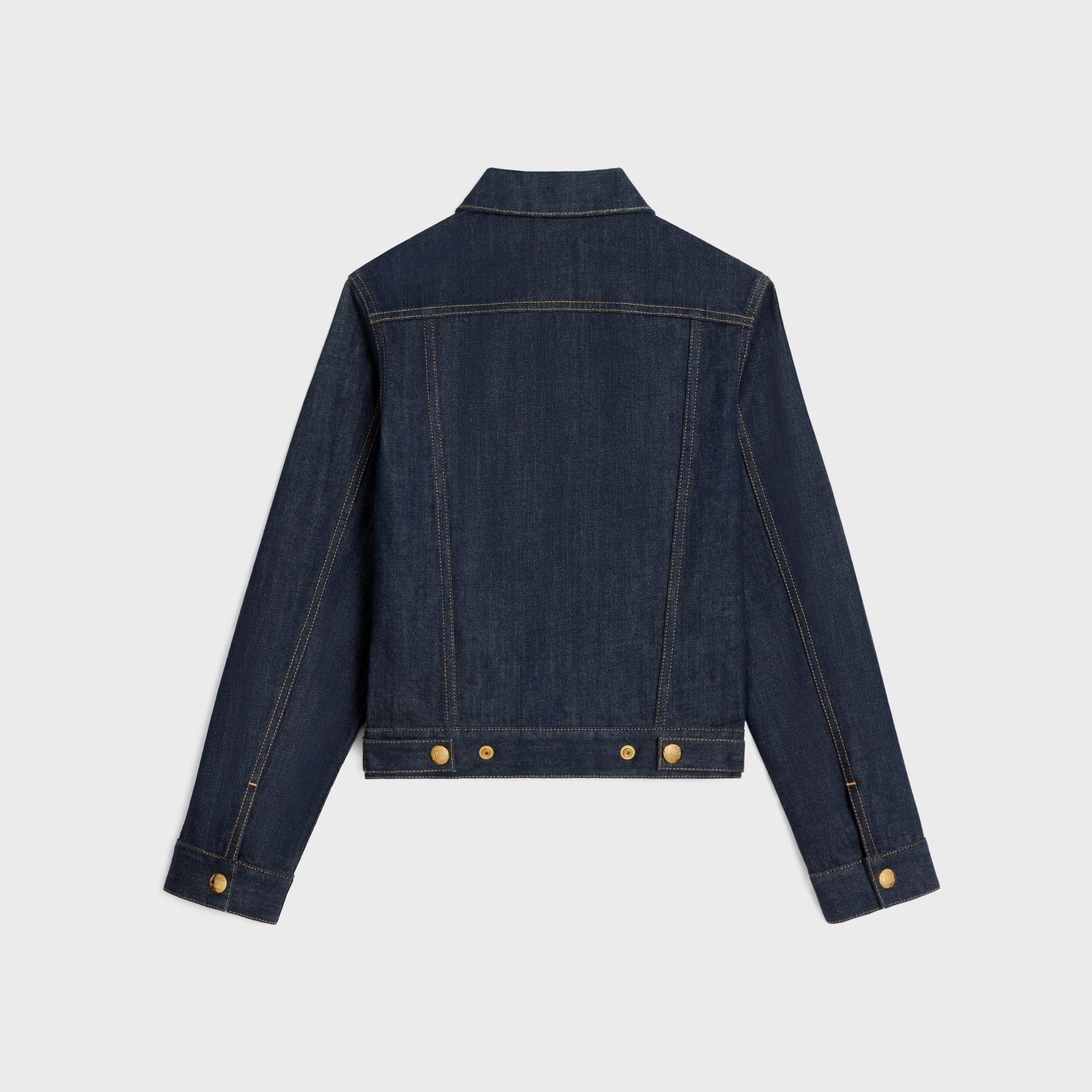 Veste Trucker Cropped 2 Poches - Rinsed - Image 2
