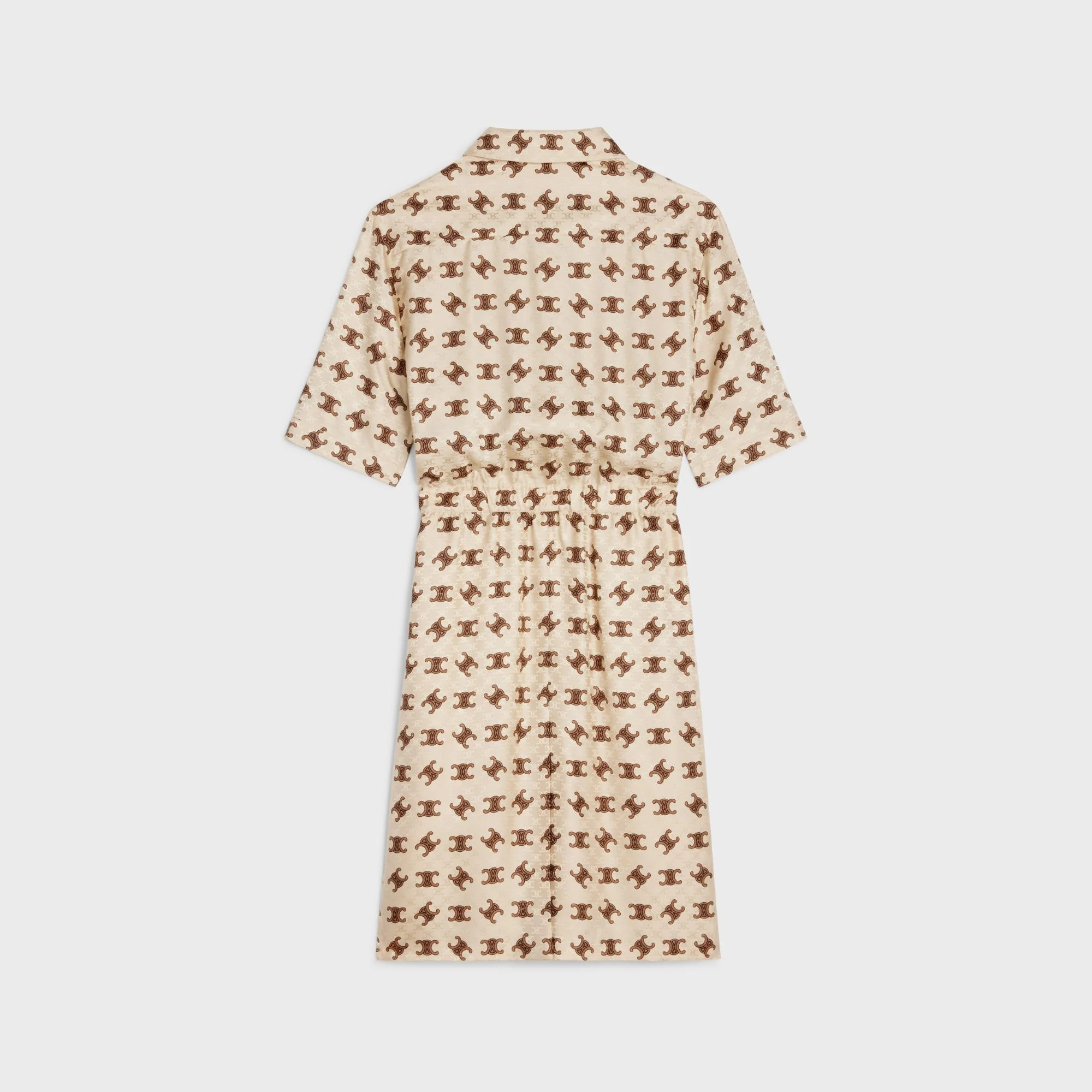 Lavalliere Shirt Dress - Nougat/Hazelnut - Image 2