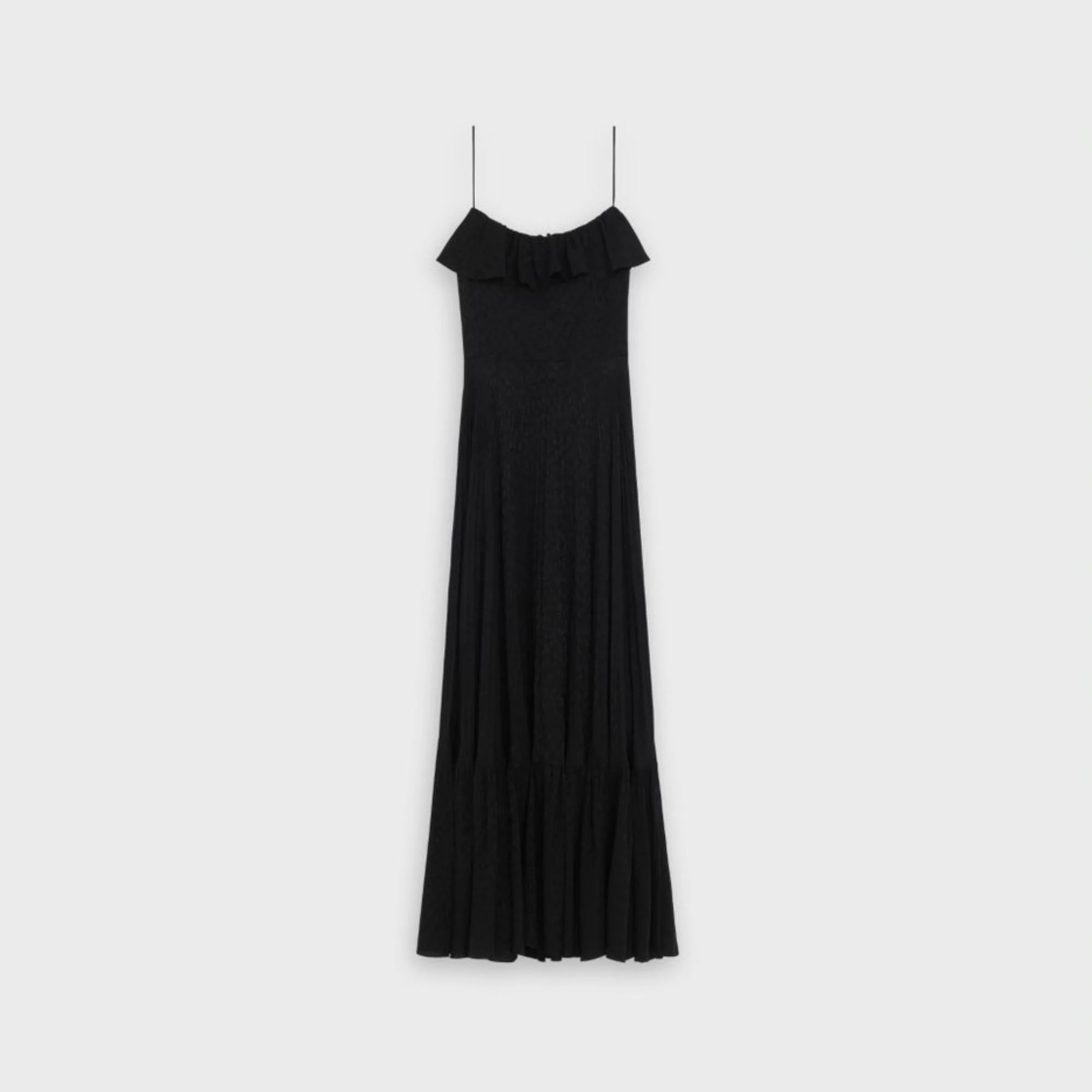 70S Strap Dress - Black