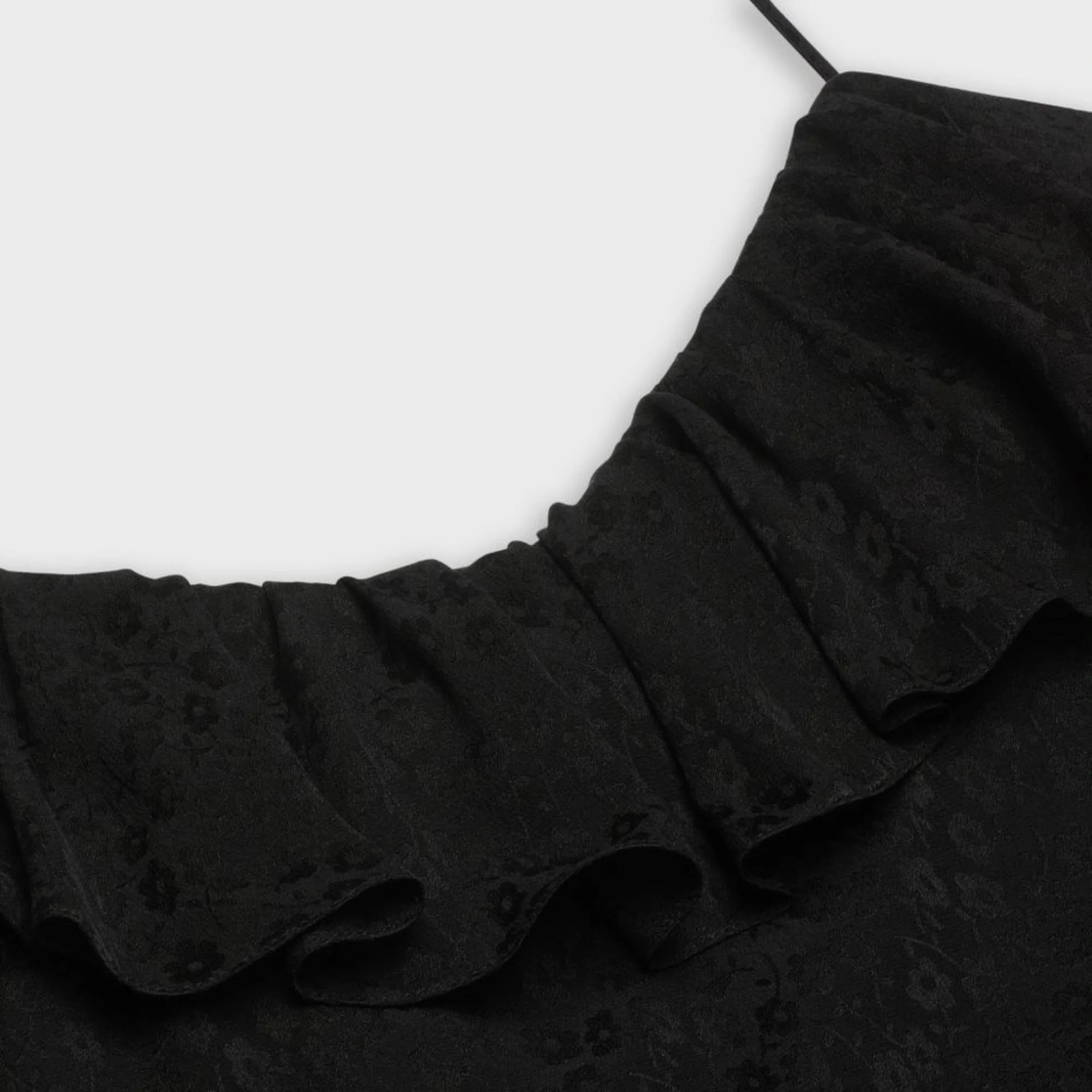 70S Strap Dress - Black - Image 4