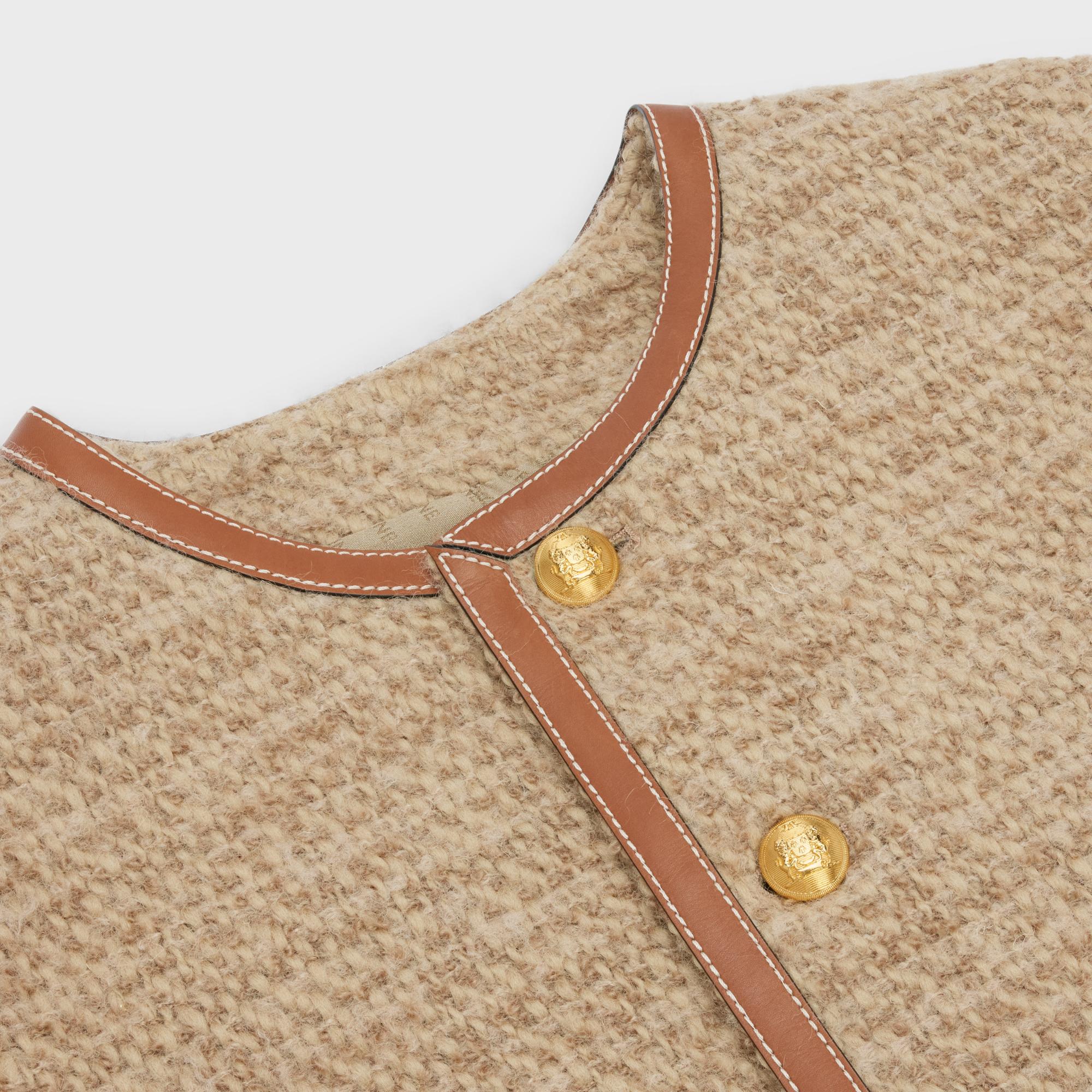 Hunter Jacket Leather Details - Natural - Image 3