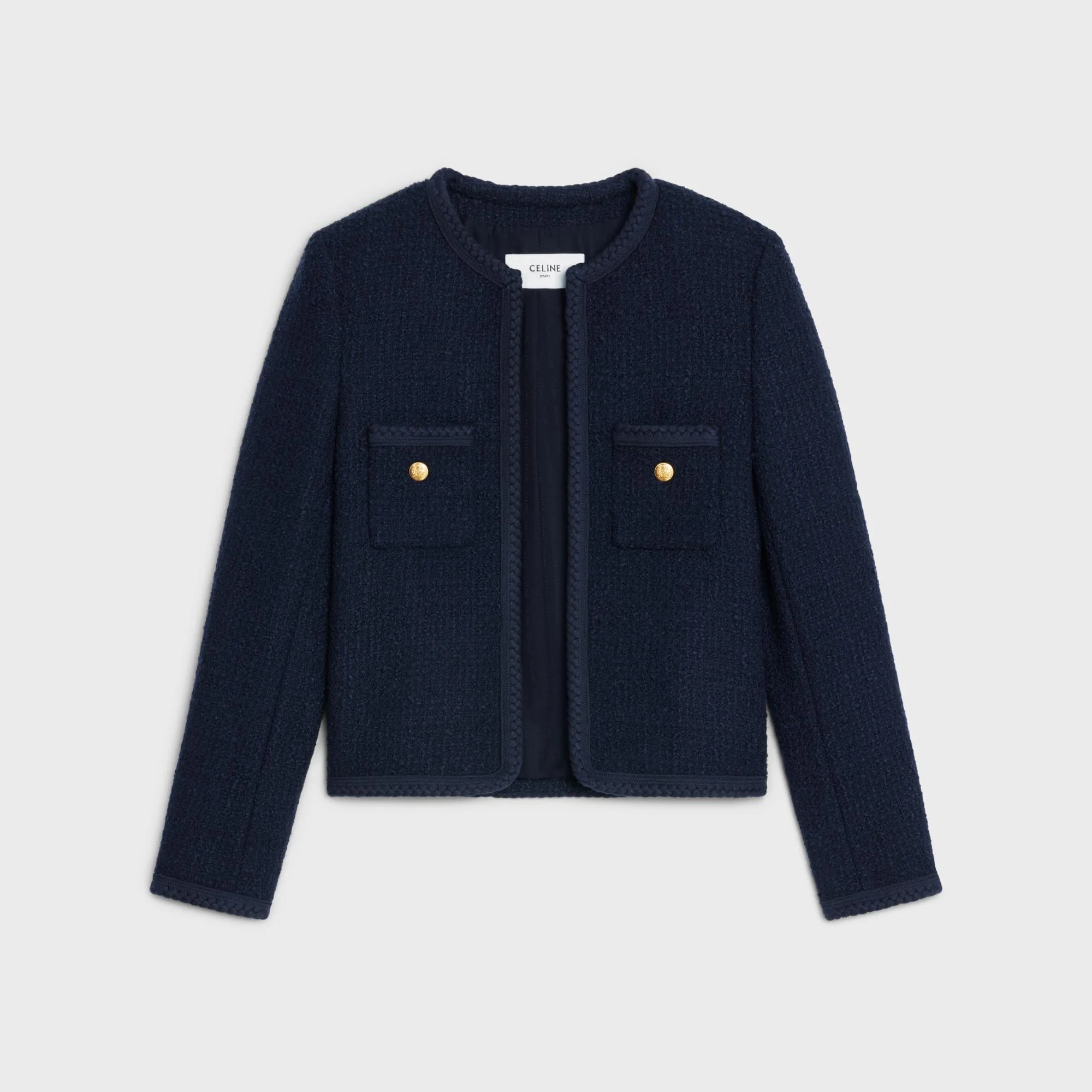 Hunter Jacket Braid Trim - Dark Navy