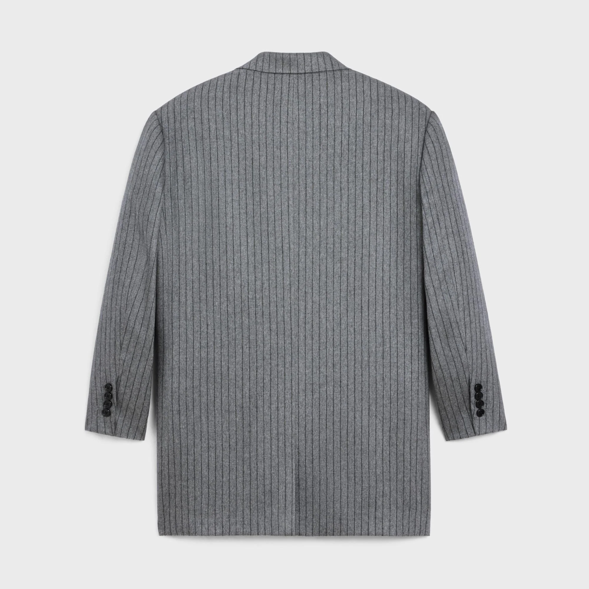 Boy’s Jacket 2B Right Collar - Grey/Black - Image 2