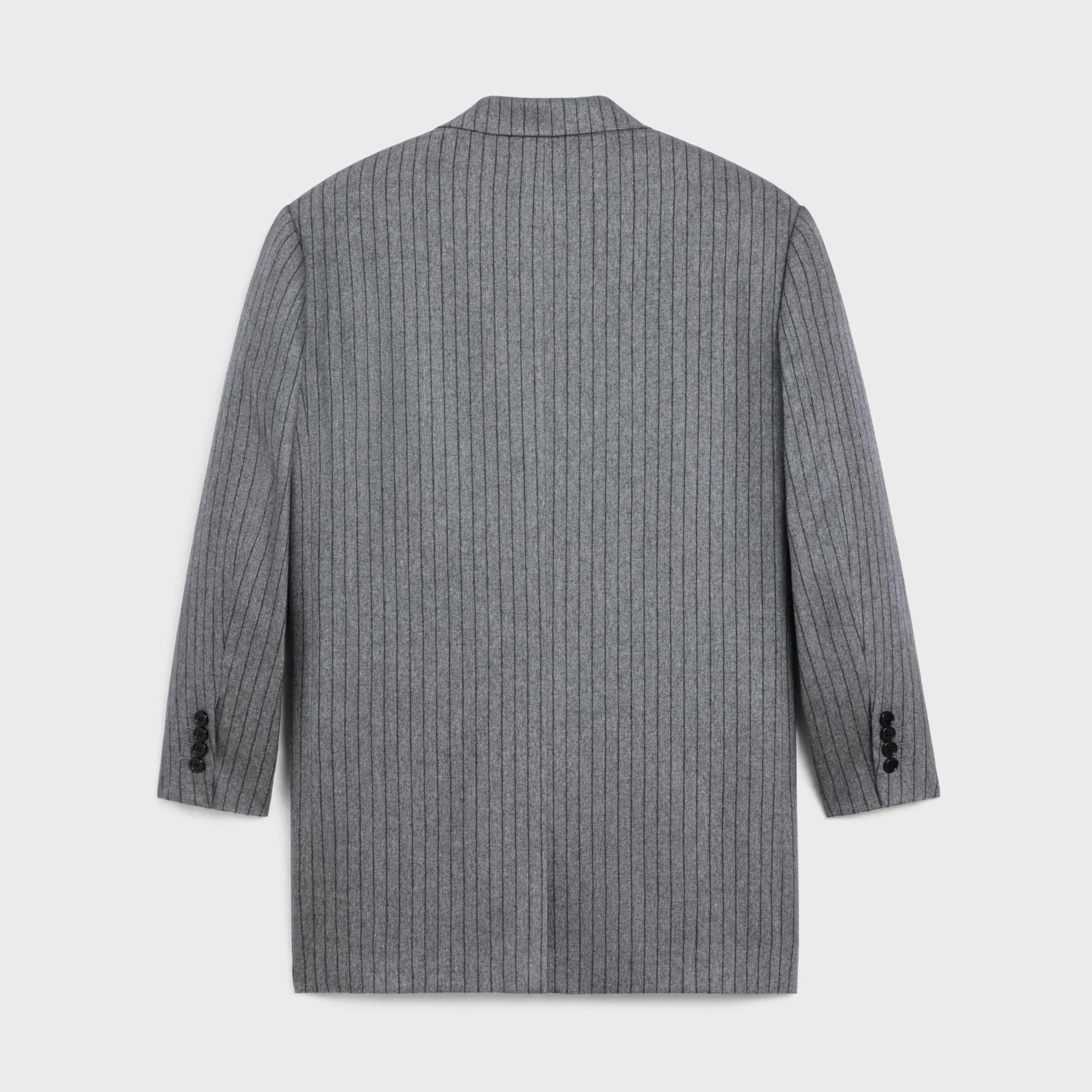 Boy’S Jacket 2B Right Collar - Grey/Black - Image 2