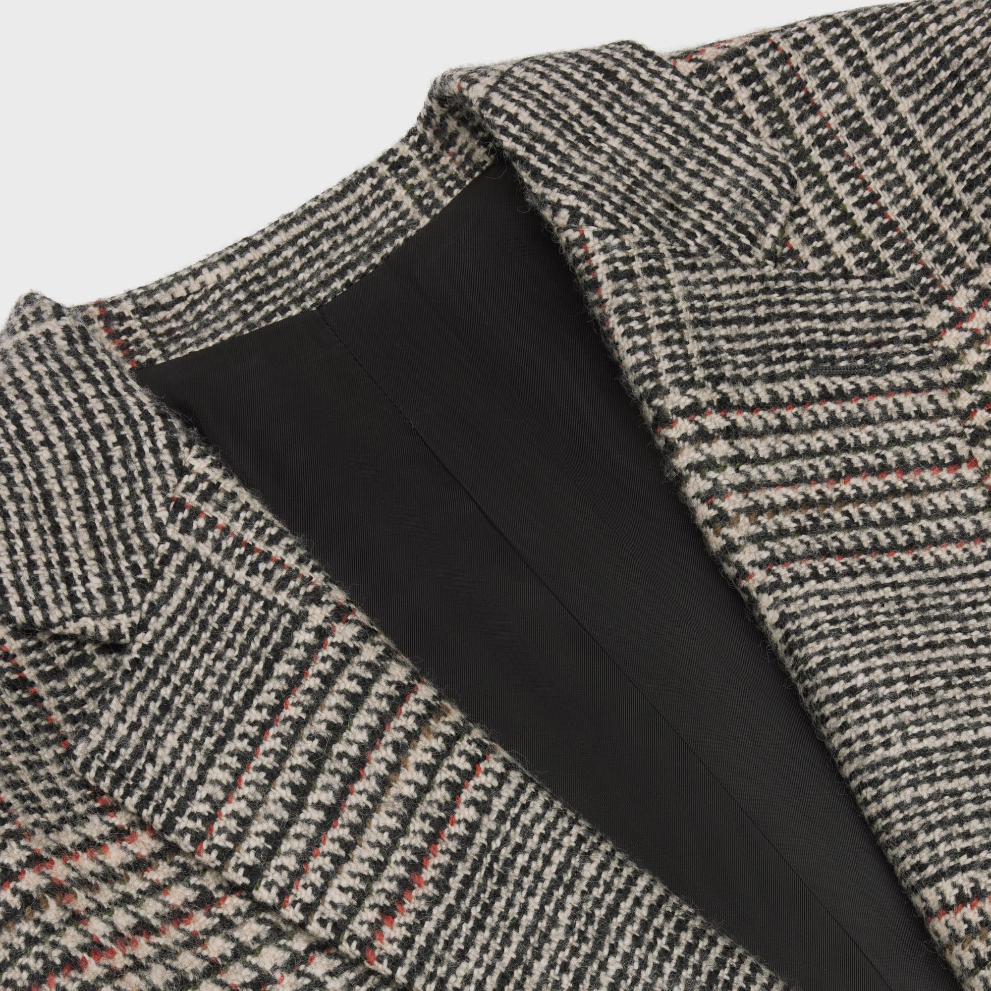 Boy's Jacket 2B Right Collar - Black/Vanilla/Rust - Image 3