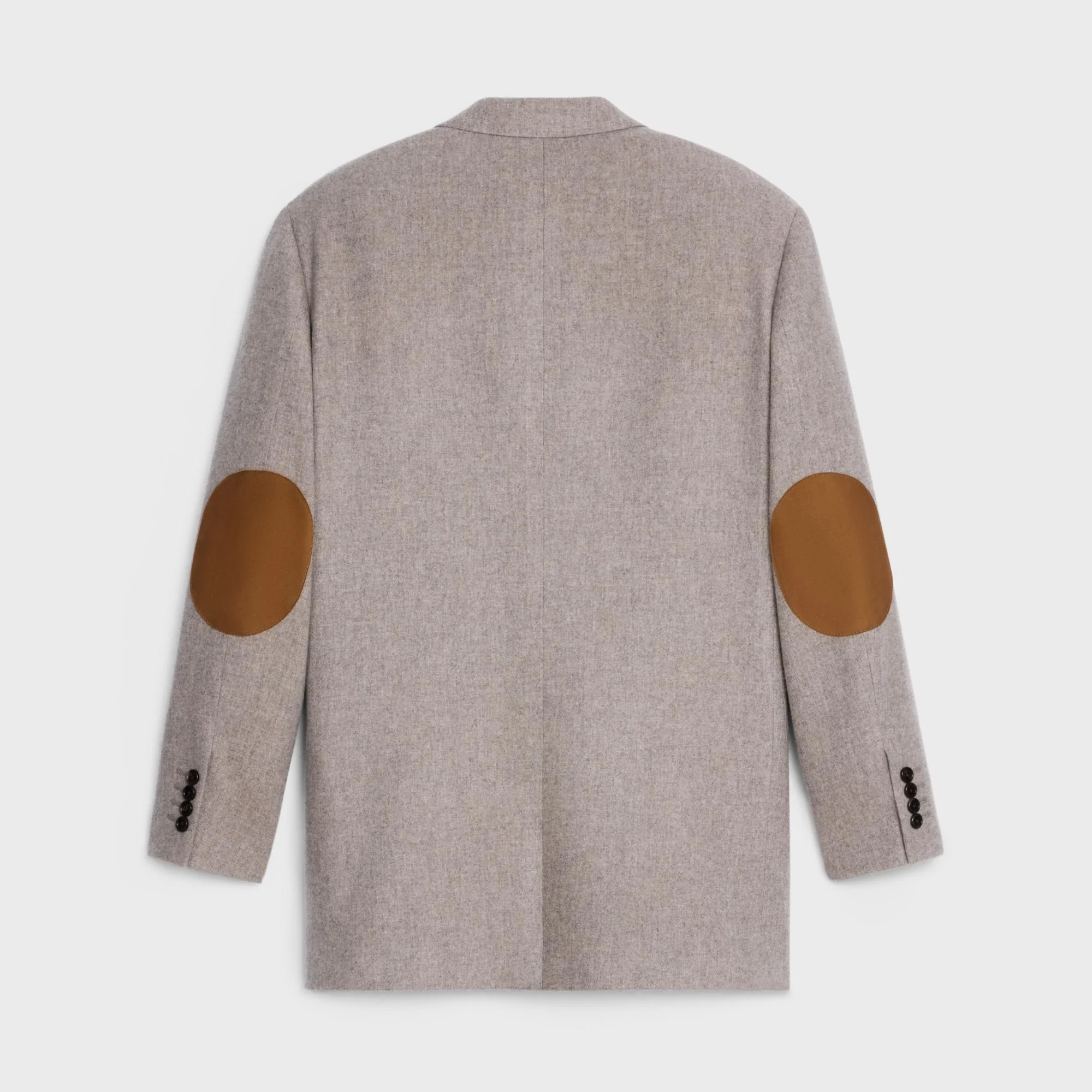 Boy's Jacket 2B Right Collar - Camel/Gray - Image 2