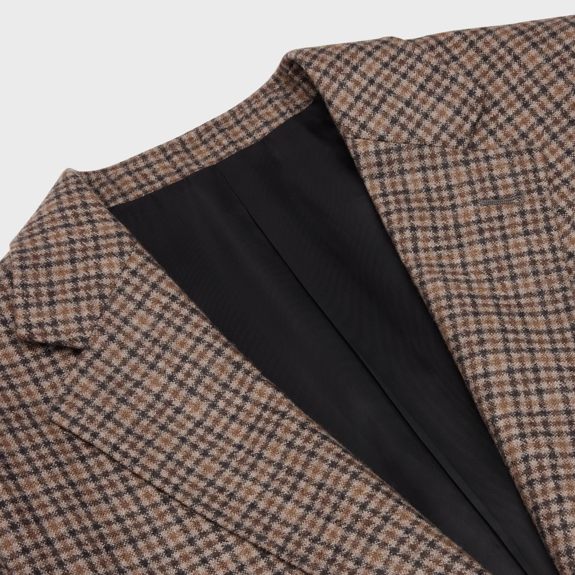 Boy’S Jacket 2B Right Collar - Ice Brown/Brown - Image 3
