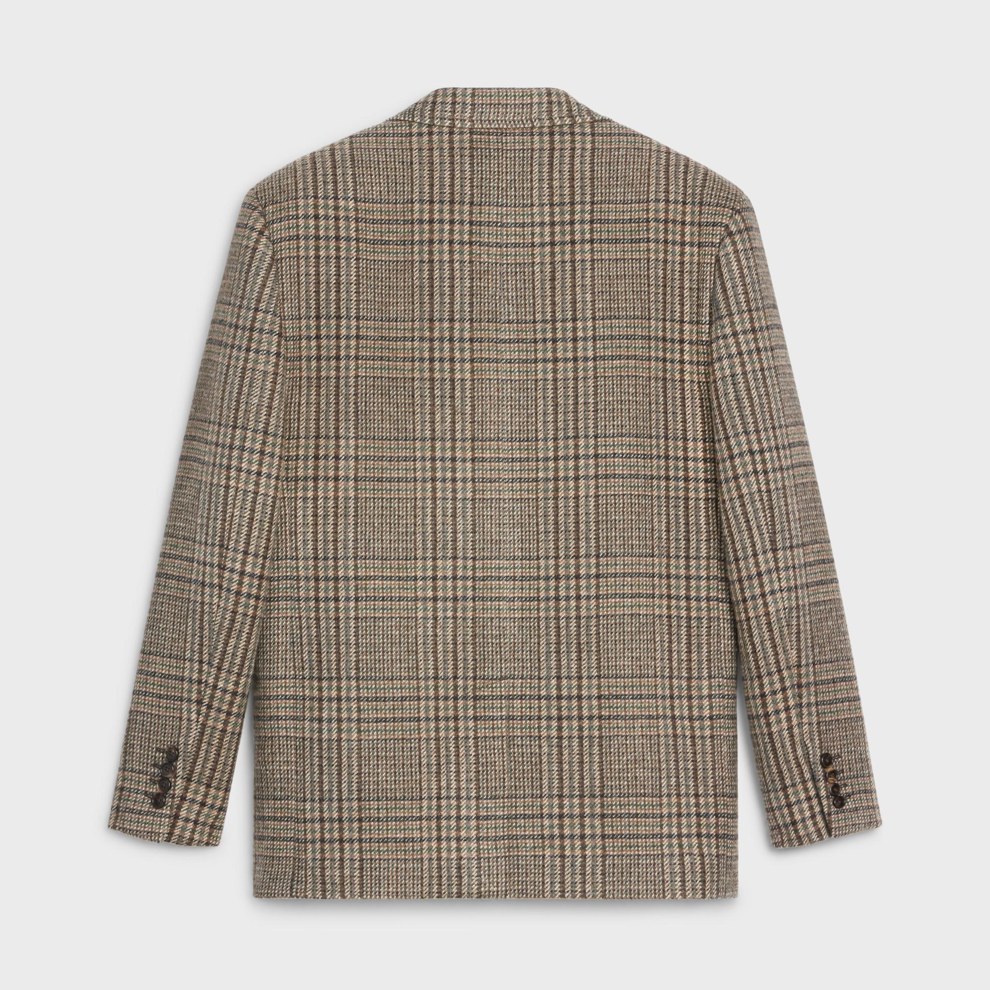 Preppy Jacket 3B Straight Collar - Brown/Khaki/Chalk - Image 2