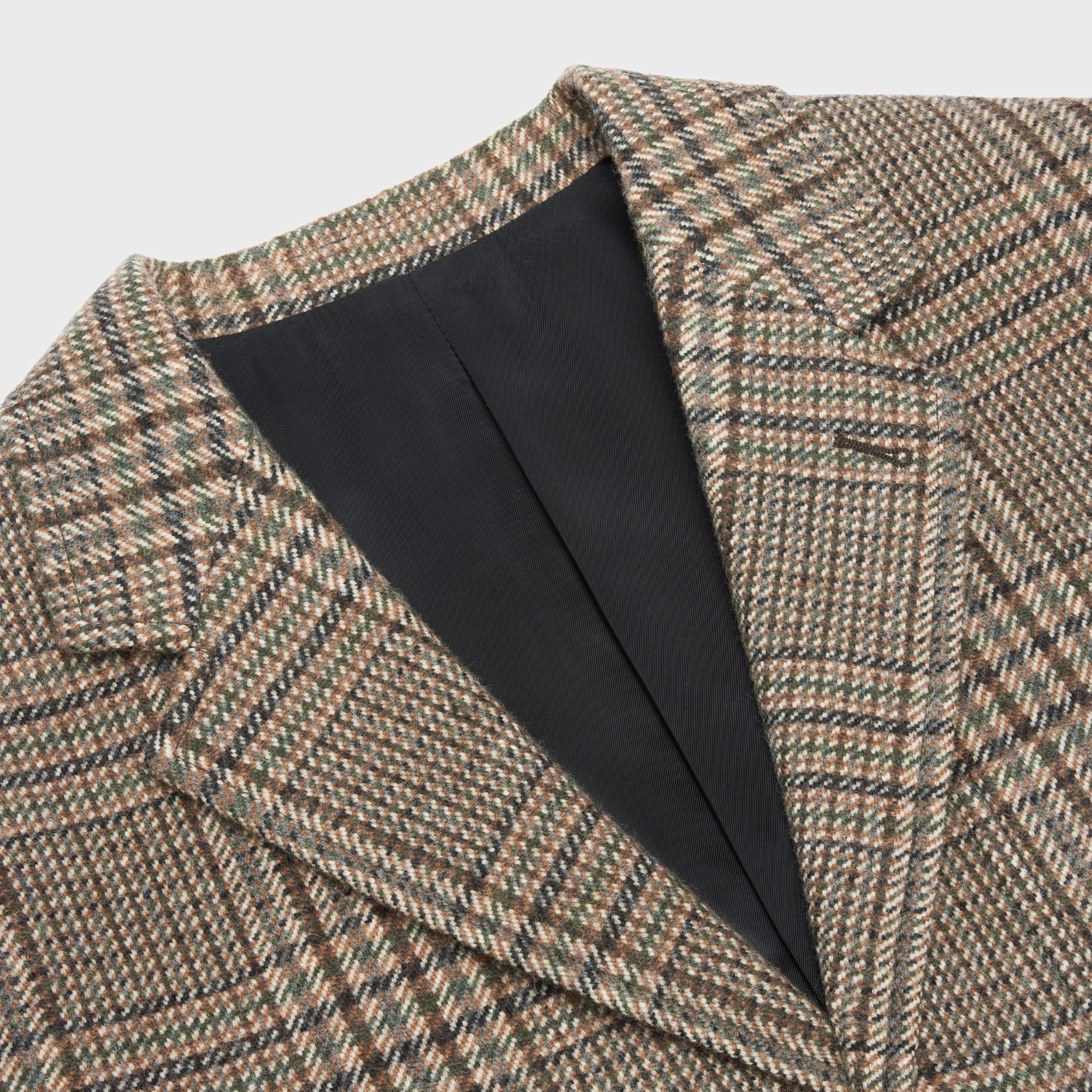 Preppy Jacket 3B Straight Collar - Brown/Khaki/Chalk - Image 3