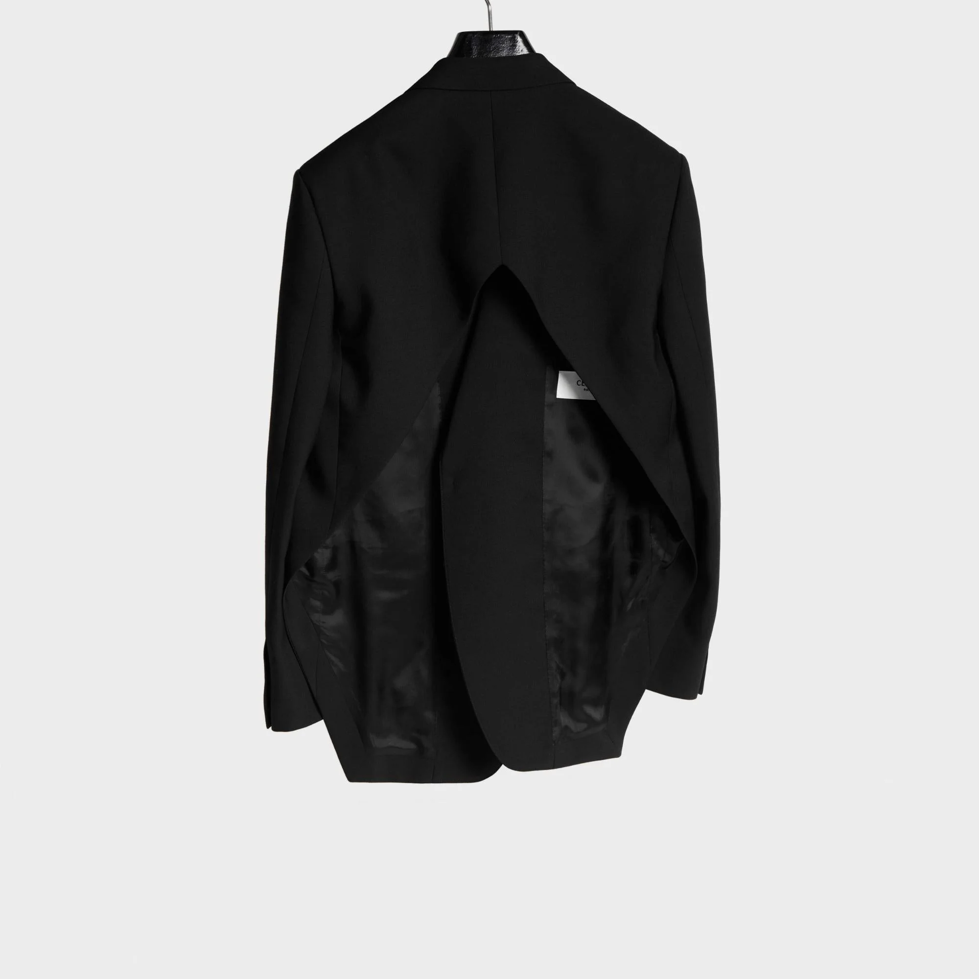 Boxy Jacket 1B Diamond - Black - Image 4