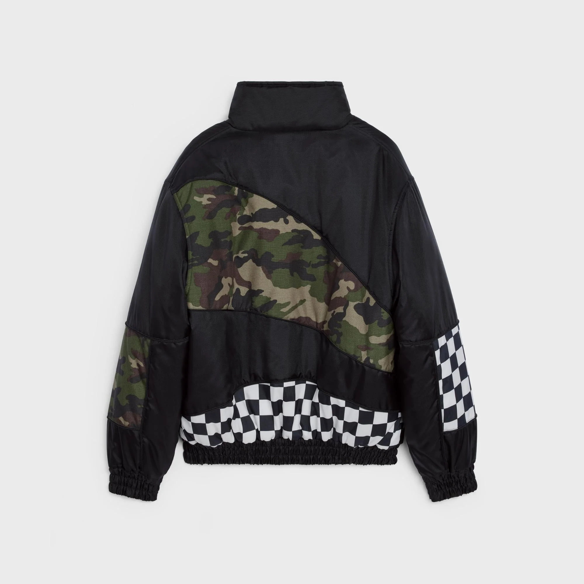 Loose Checker Jacket - Black - Image 2