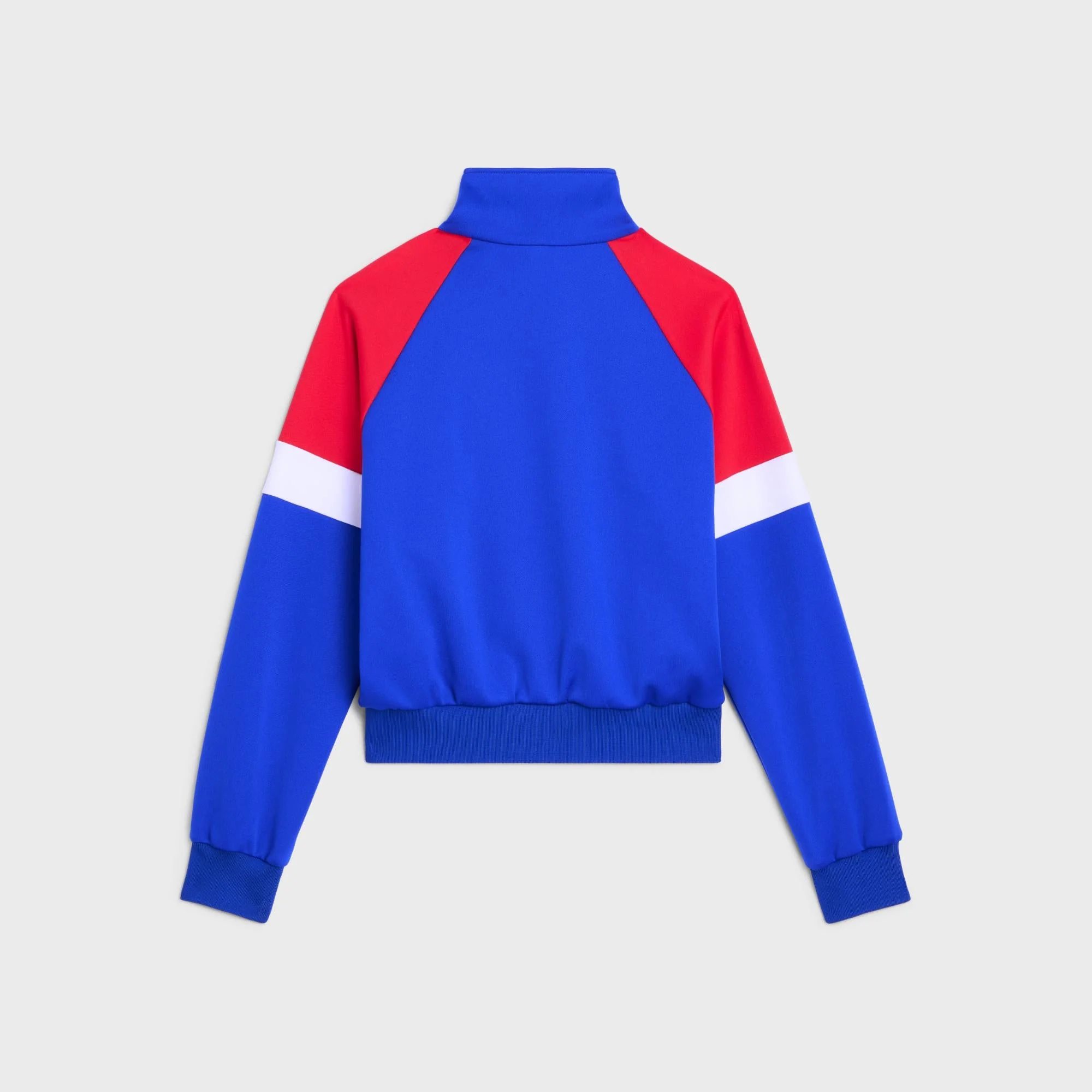 Multicolor Tracksuit Jacket - Electric Blue/Off White/Red - Image 4