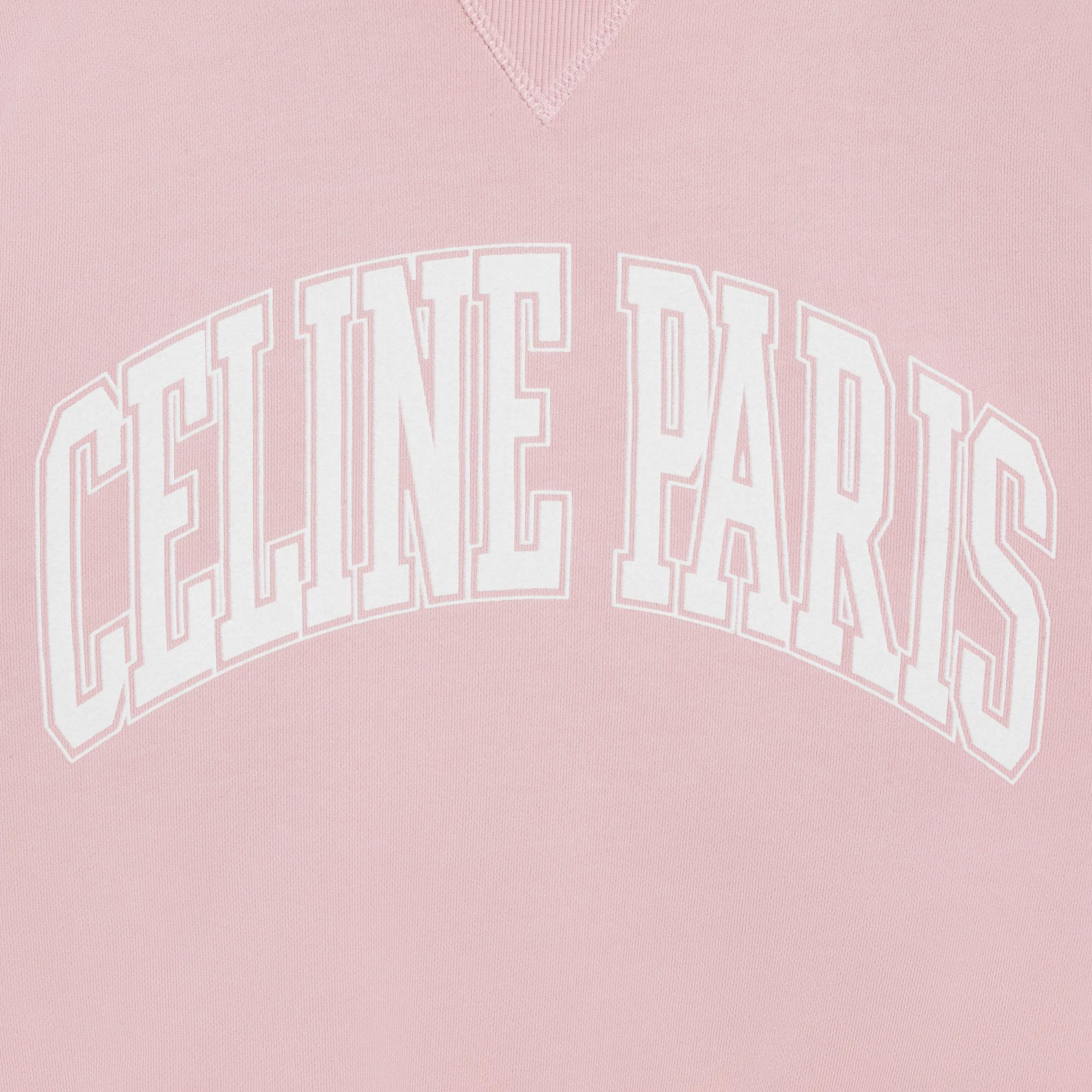 Sweat Oversize Celine Paris - Light Rose/Off White - Image 4