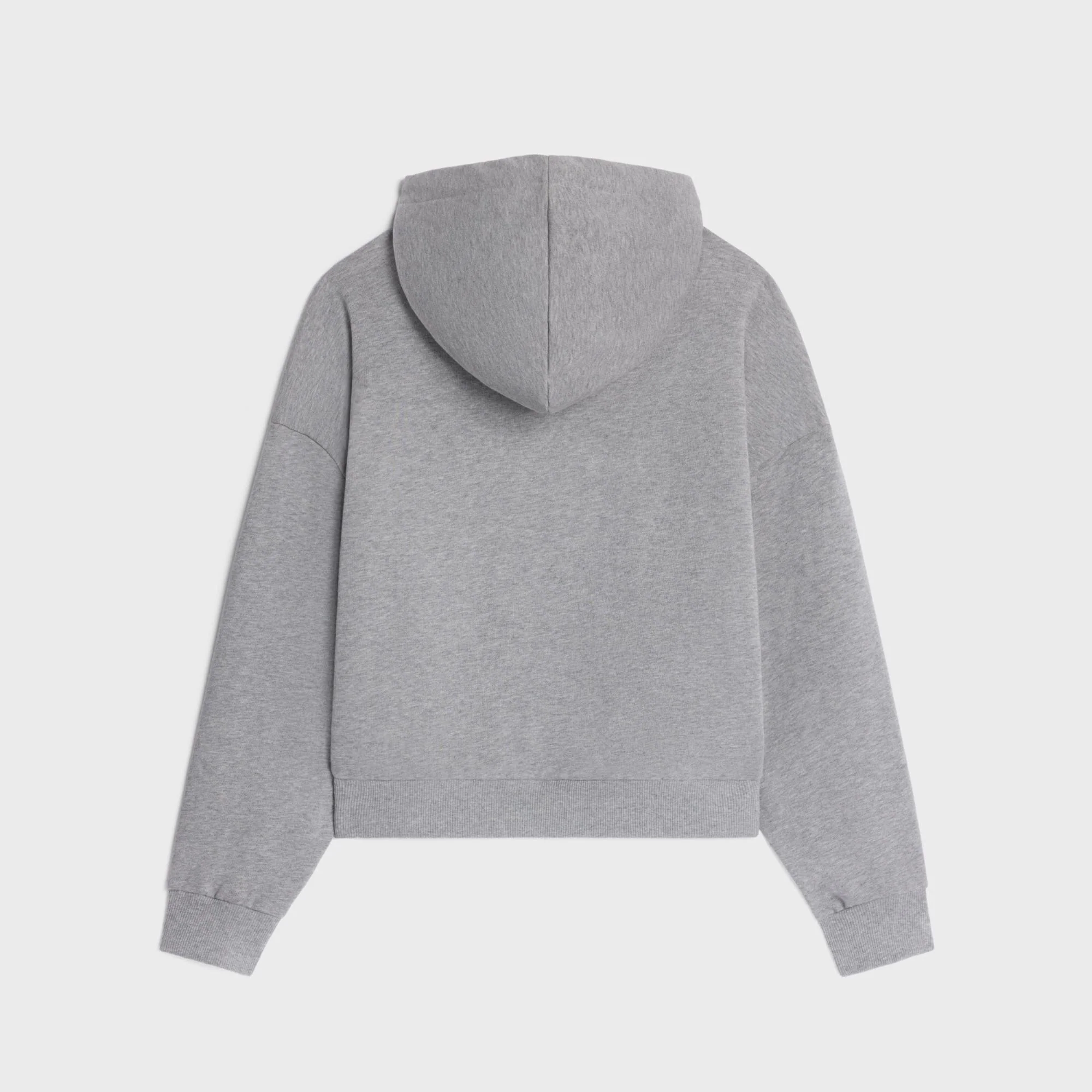 Hoodie Oversize Celine Paris - Grey Melange/Navy Stonewashe - Image 2