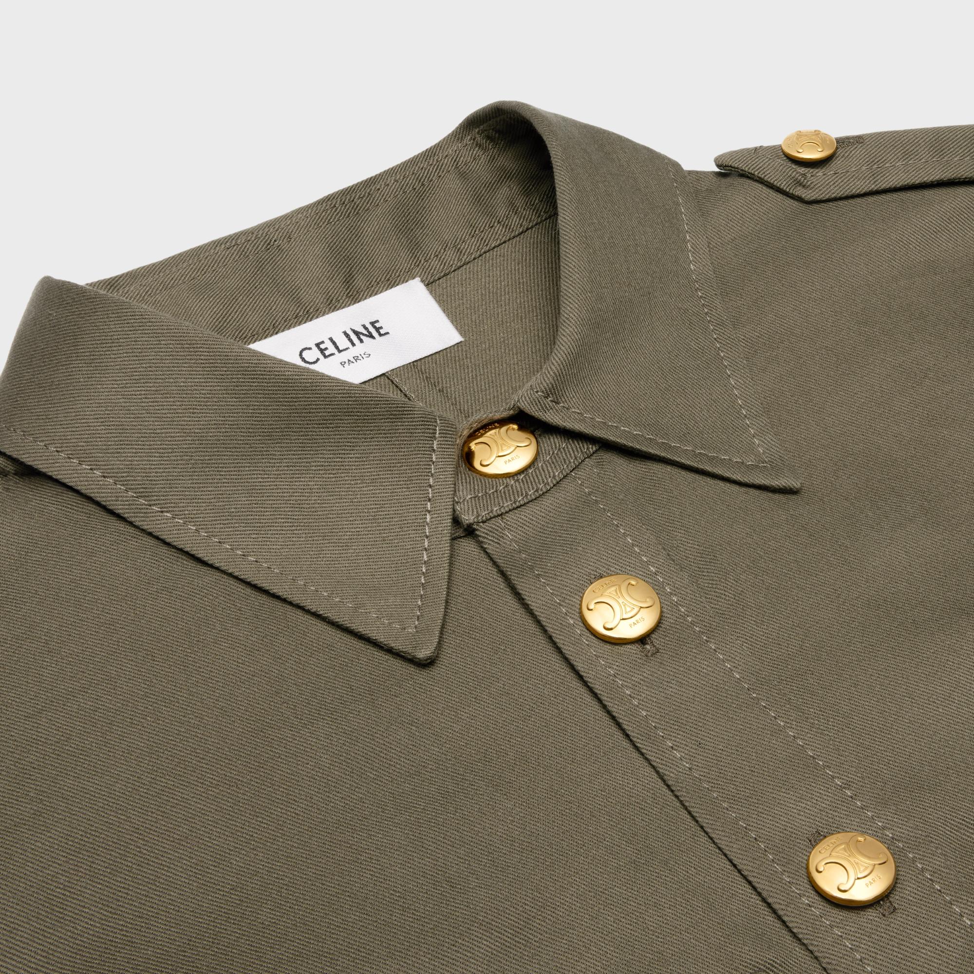 Army Pockets T-Shirt Dress - Khaki - Image 3