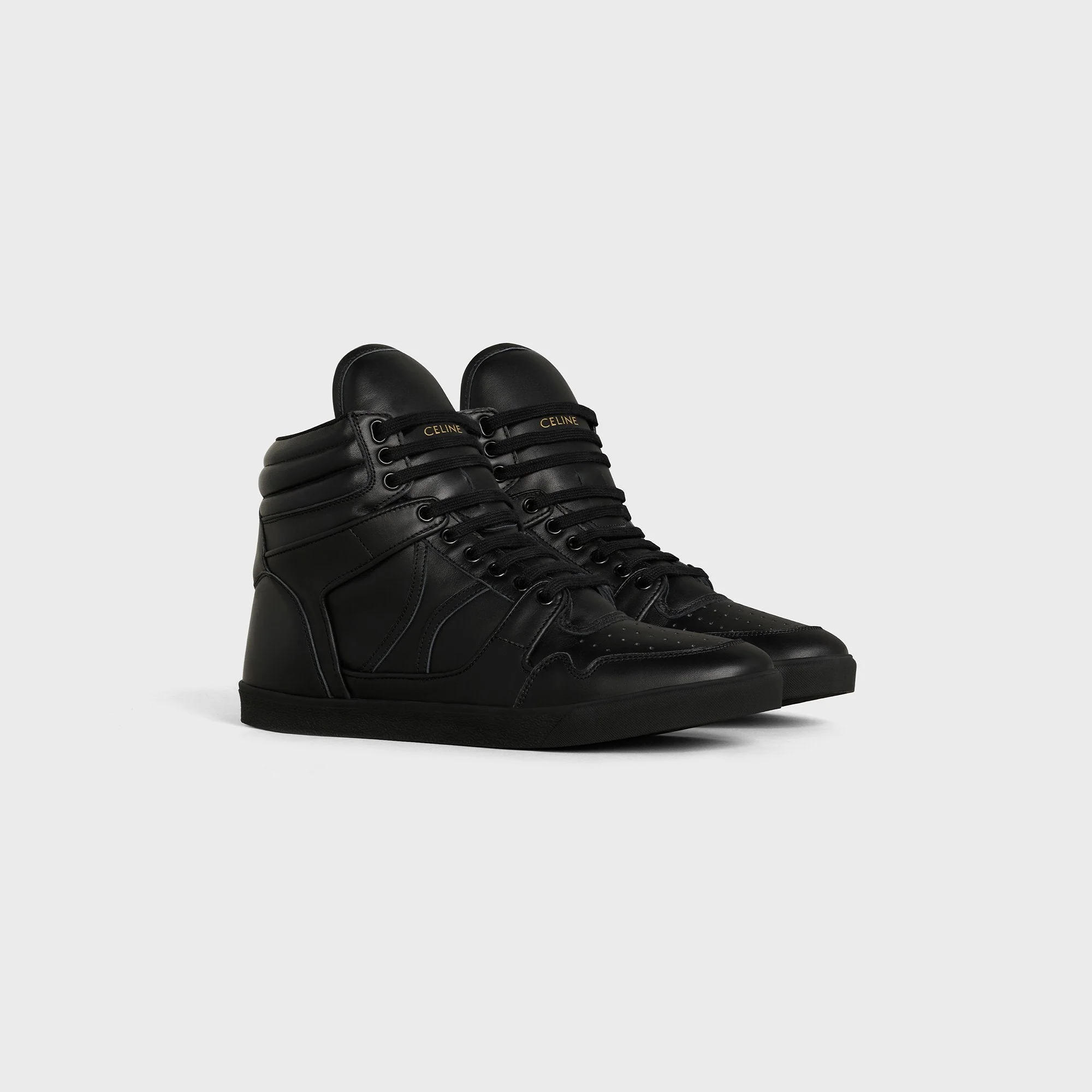 Mid Lace Up Sneaker - Black - Image 2