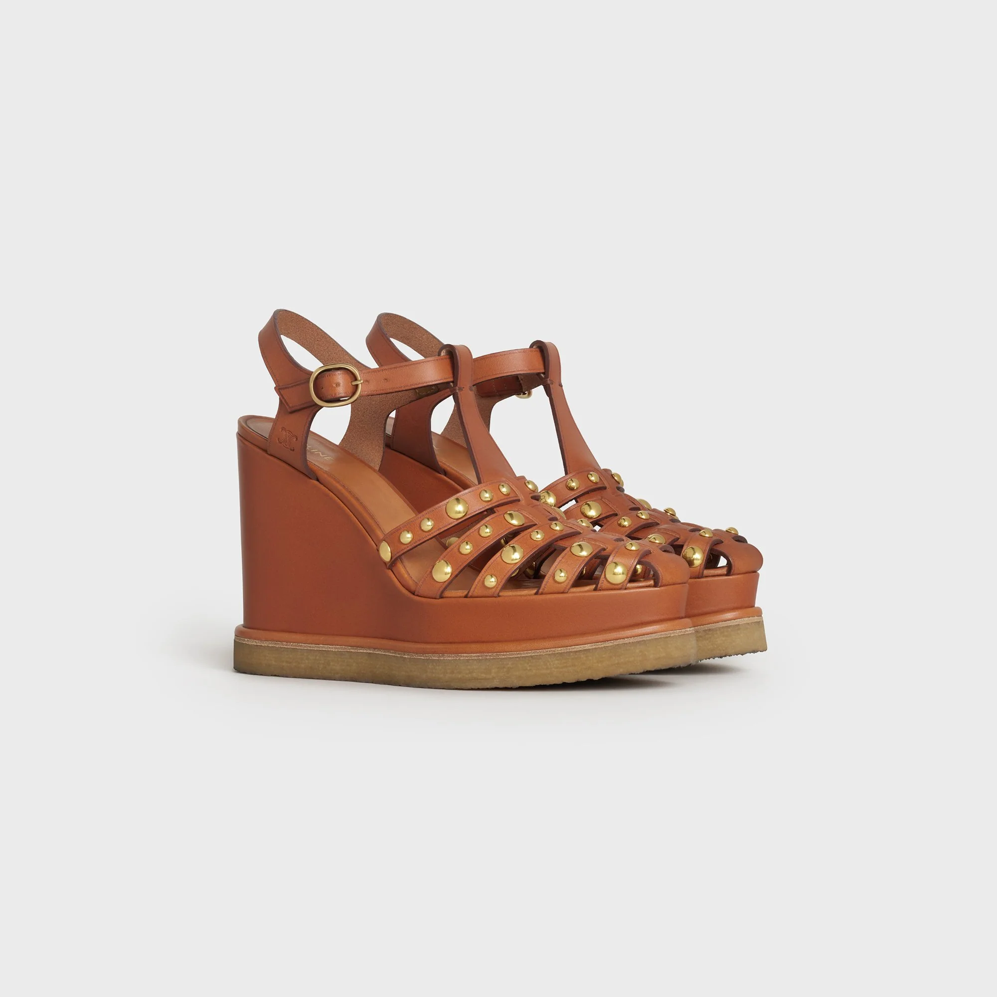 Wedge Sandal 80 - Tan - Image 2