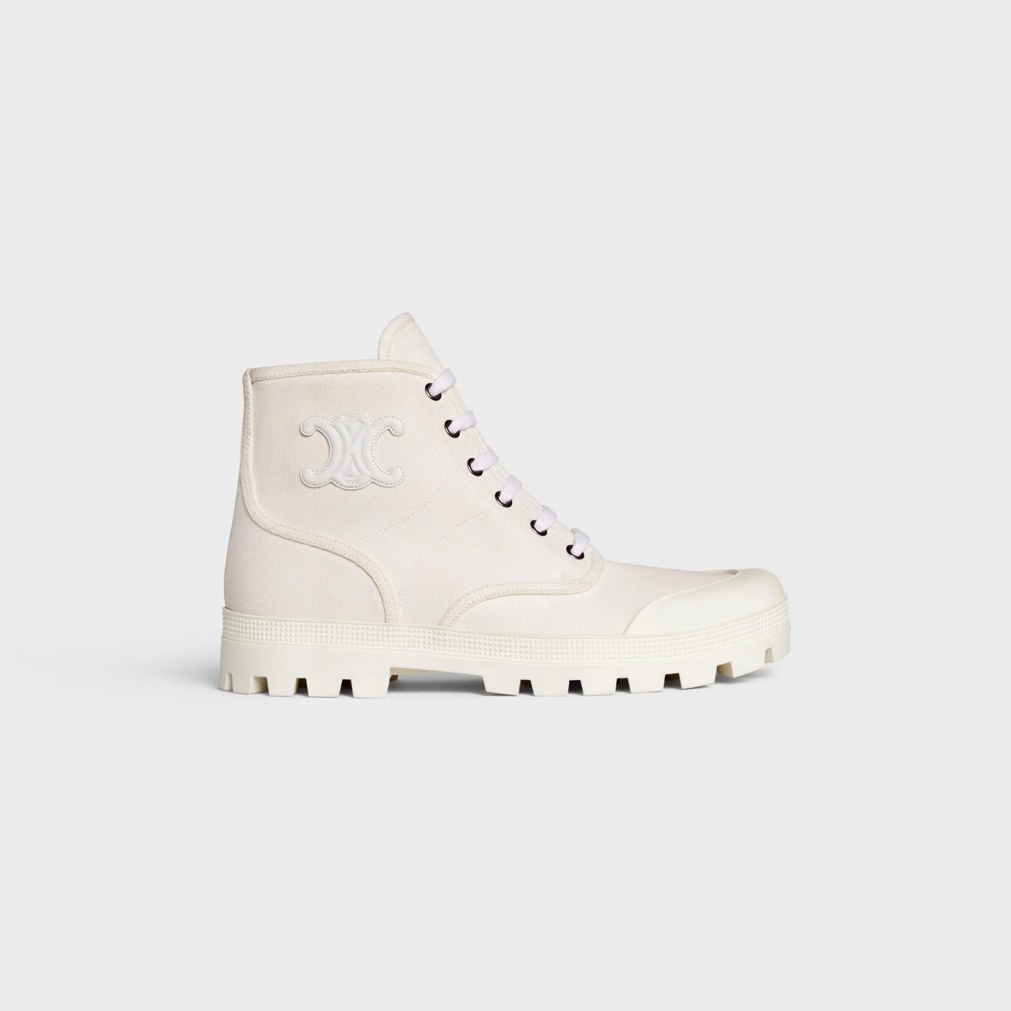 Lace Up Boot 20 - White