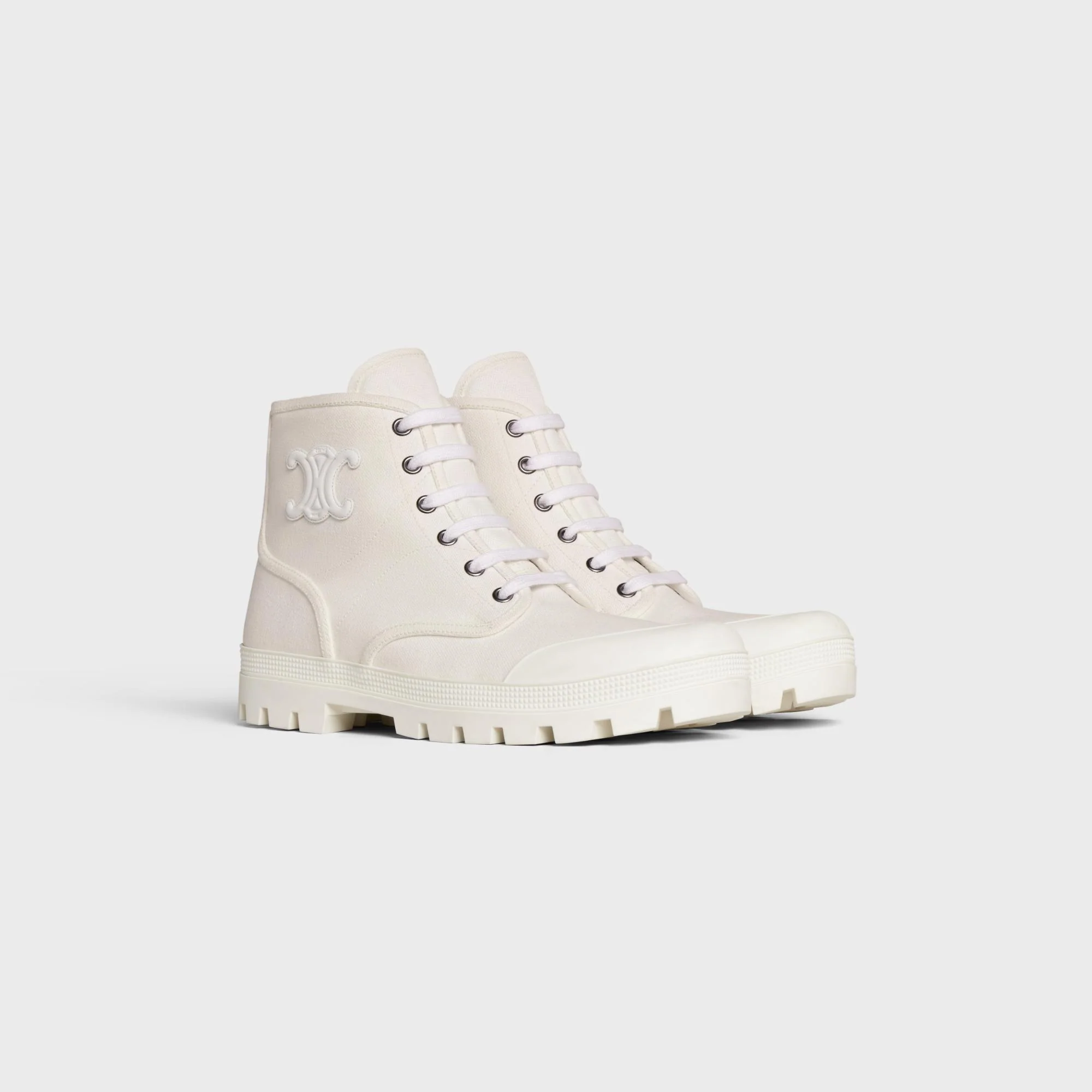 Lace Up Boot 20 - White - Image 2