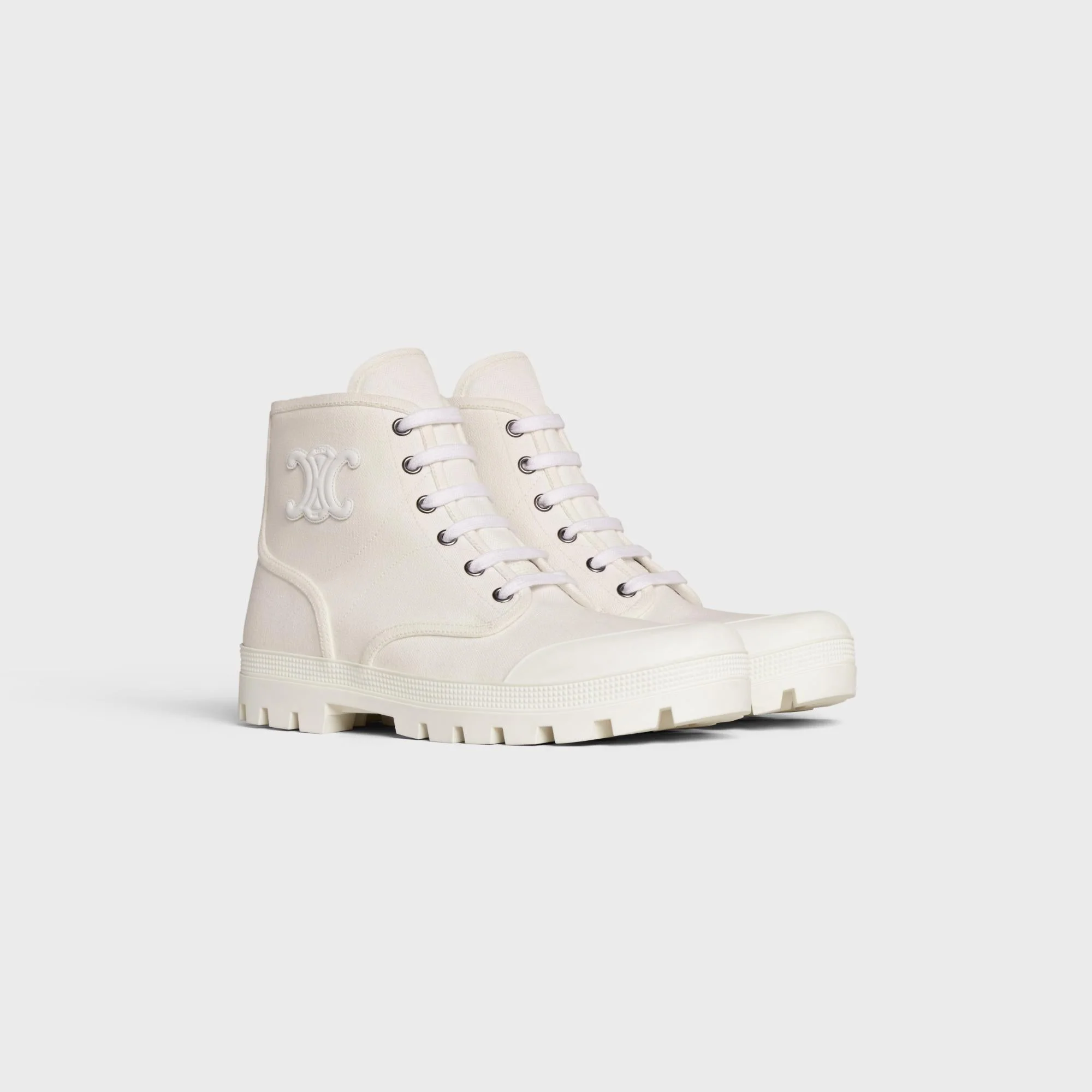 Lace Up Boot 20 - White - Image 2