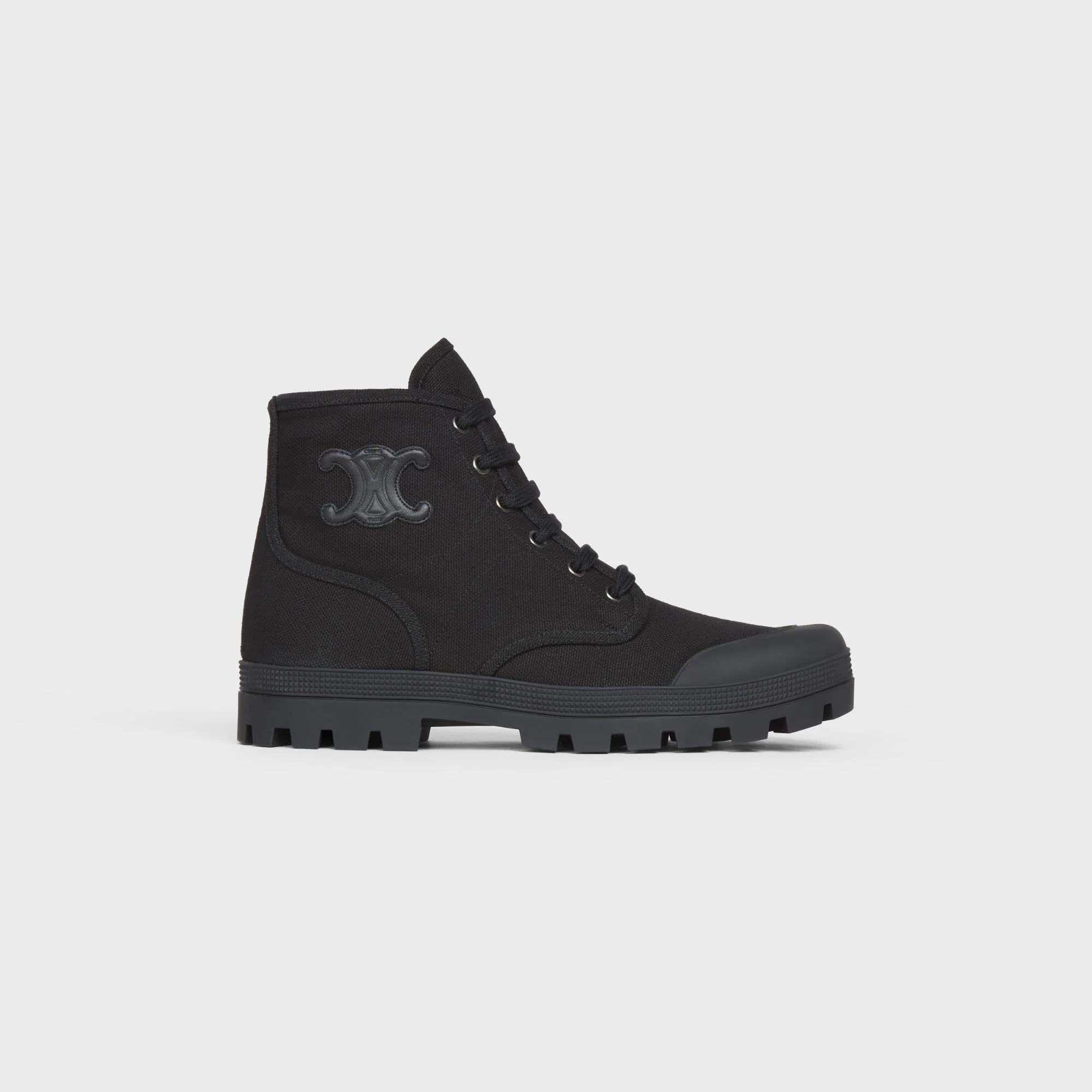 Lace Up Boot 20 - Black