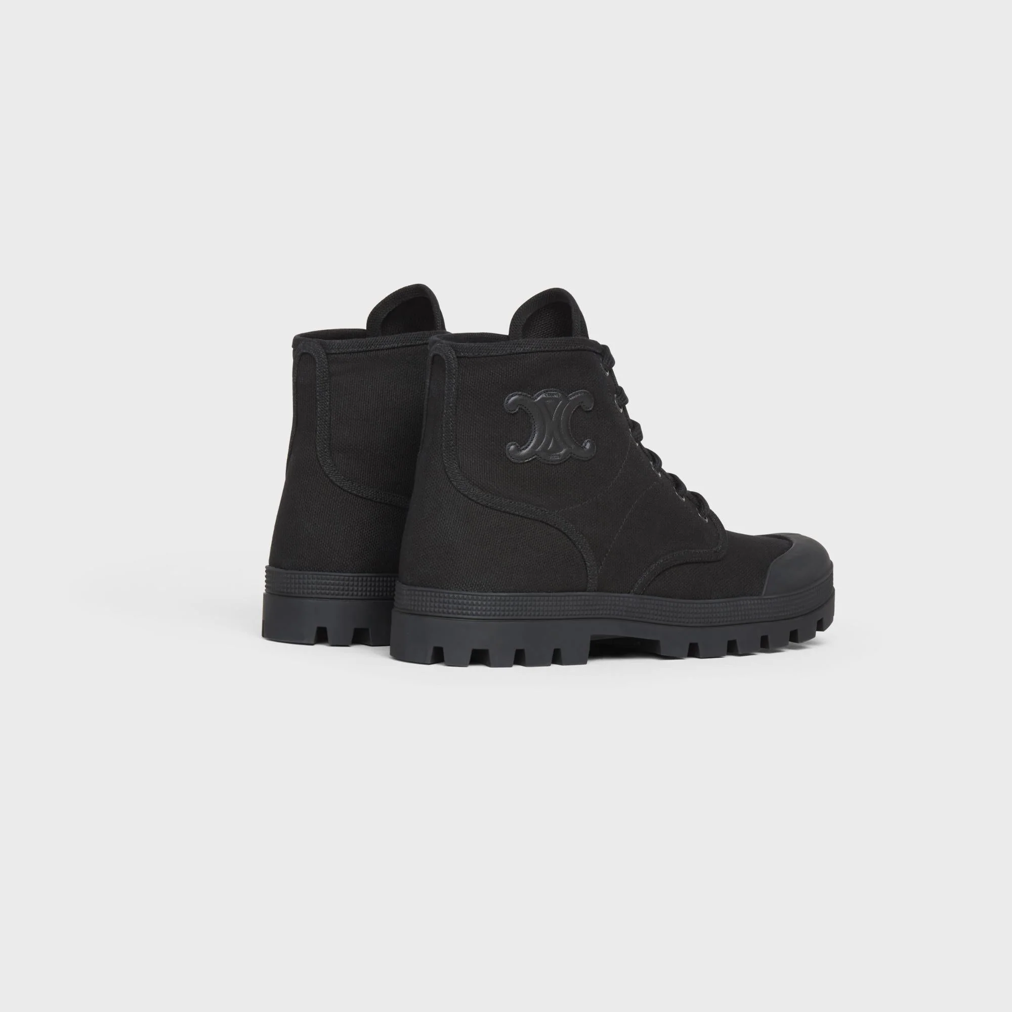 Lace Up Boot 20 - Black - Image 3
