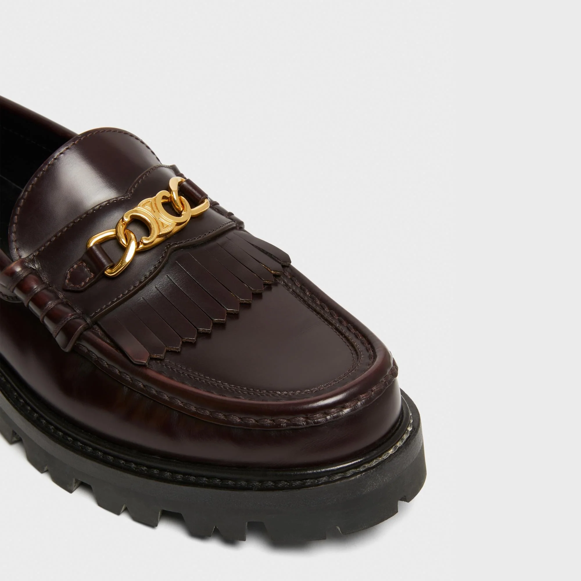 Chunky Loafer W/Triomphe 35 - Burgundy - Image 3