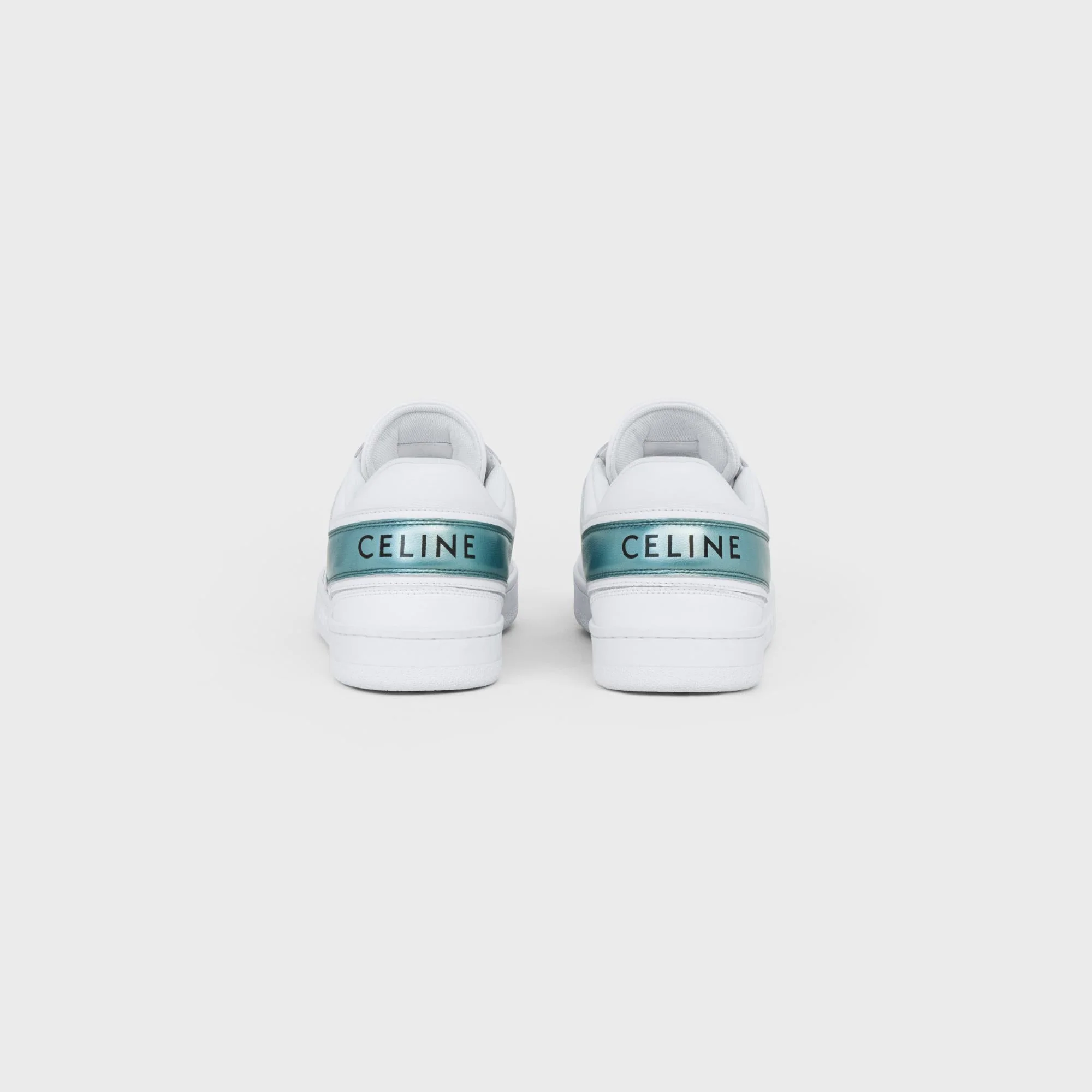 Low Wave Lace-Up Sneaker - Optic White/Light Blue - Image 3