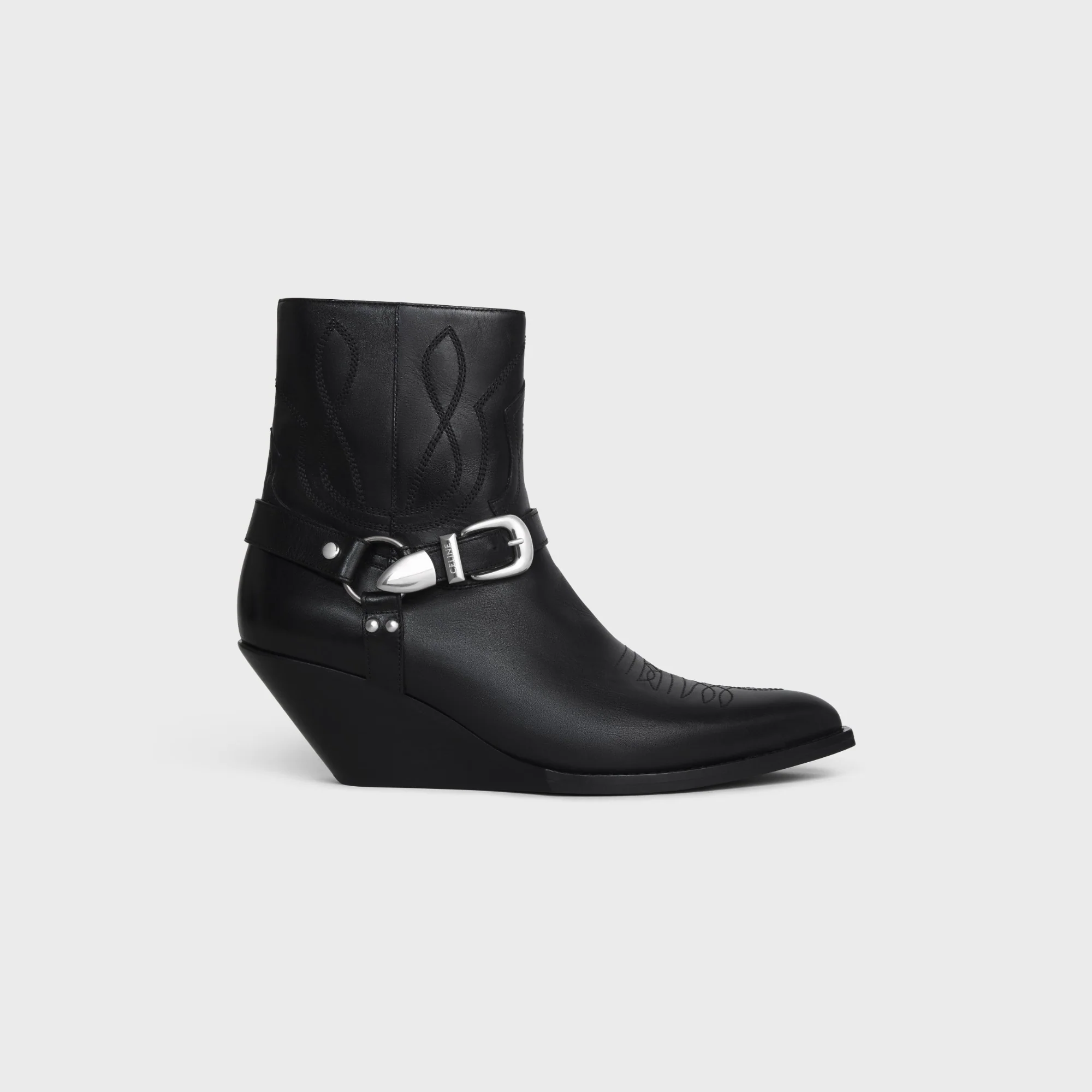 Zipped Boot W/Harness 70 - Black - Image 2