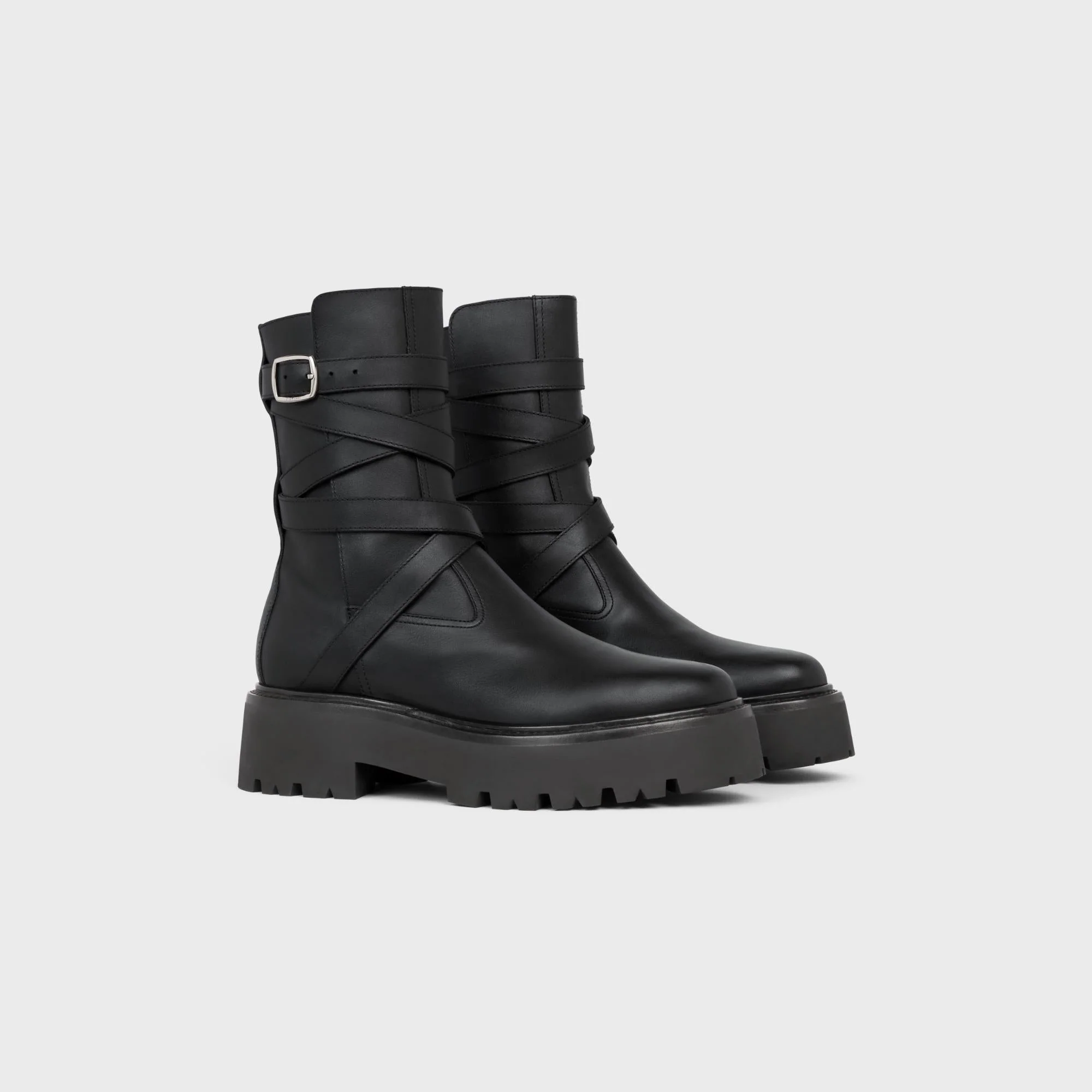 Buckled Jodhpur Medium Boot 45 - Black - Image 7