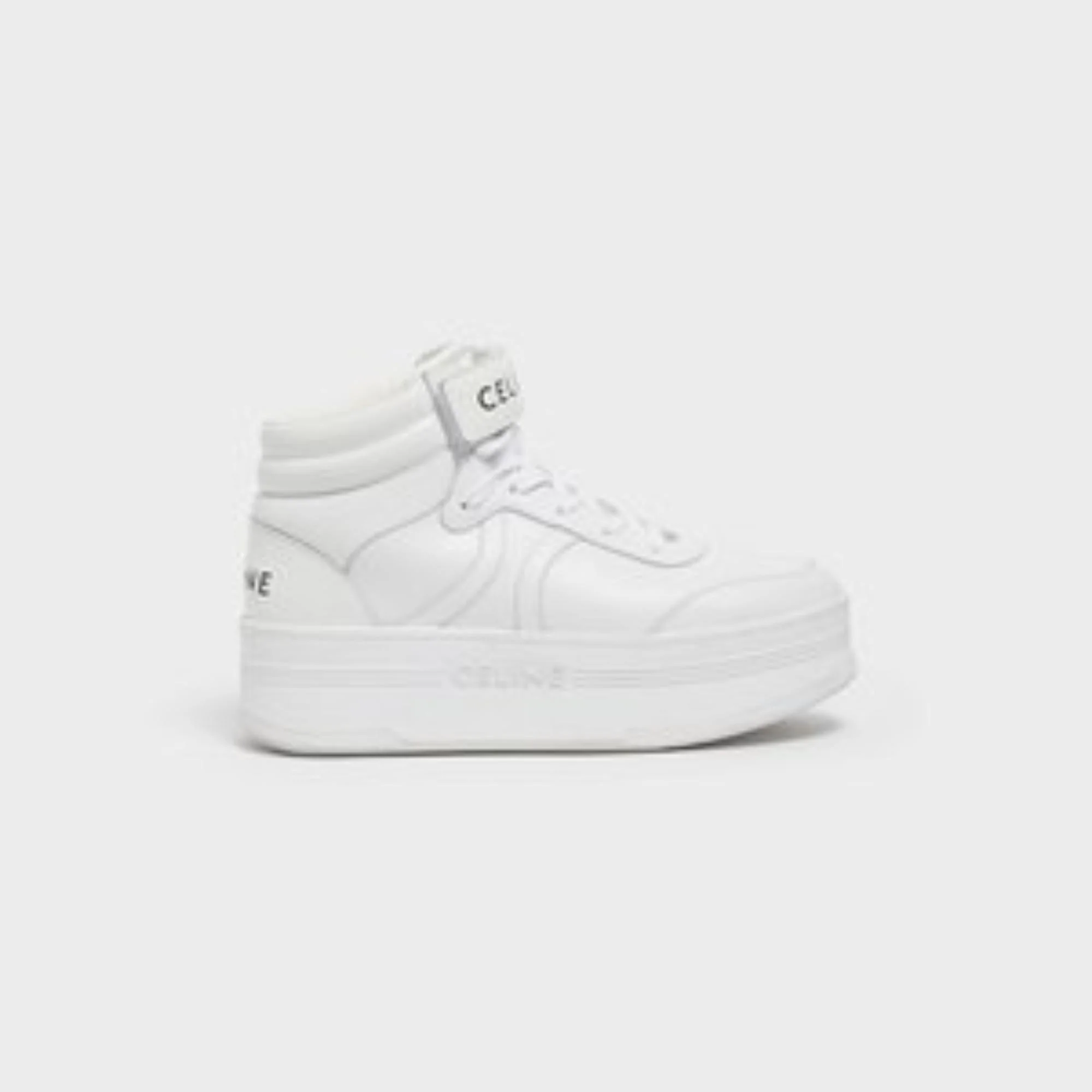 Mid Lace-Up Sneaker W/Scratch - Optic White