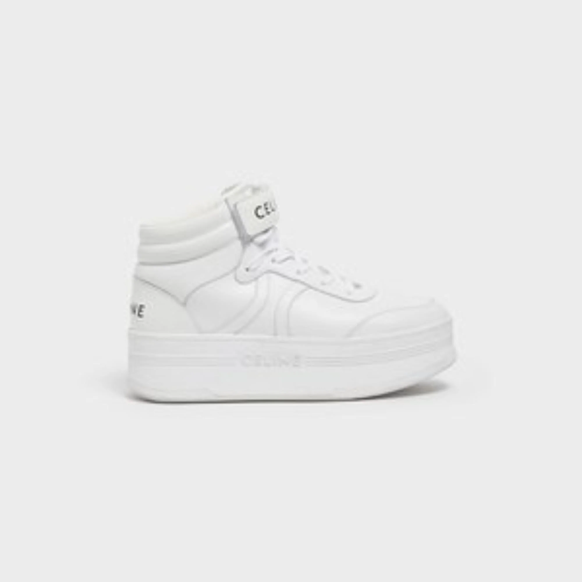 Mid Lace-Up Sneaker W/Scratch - Optic White