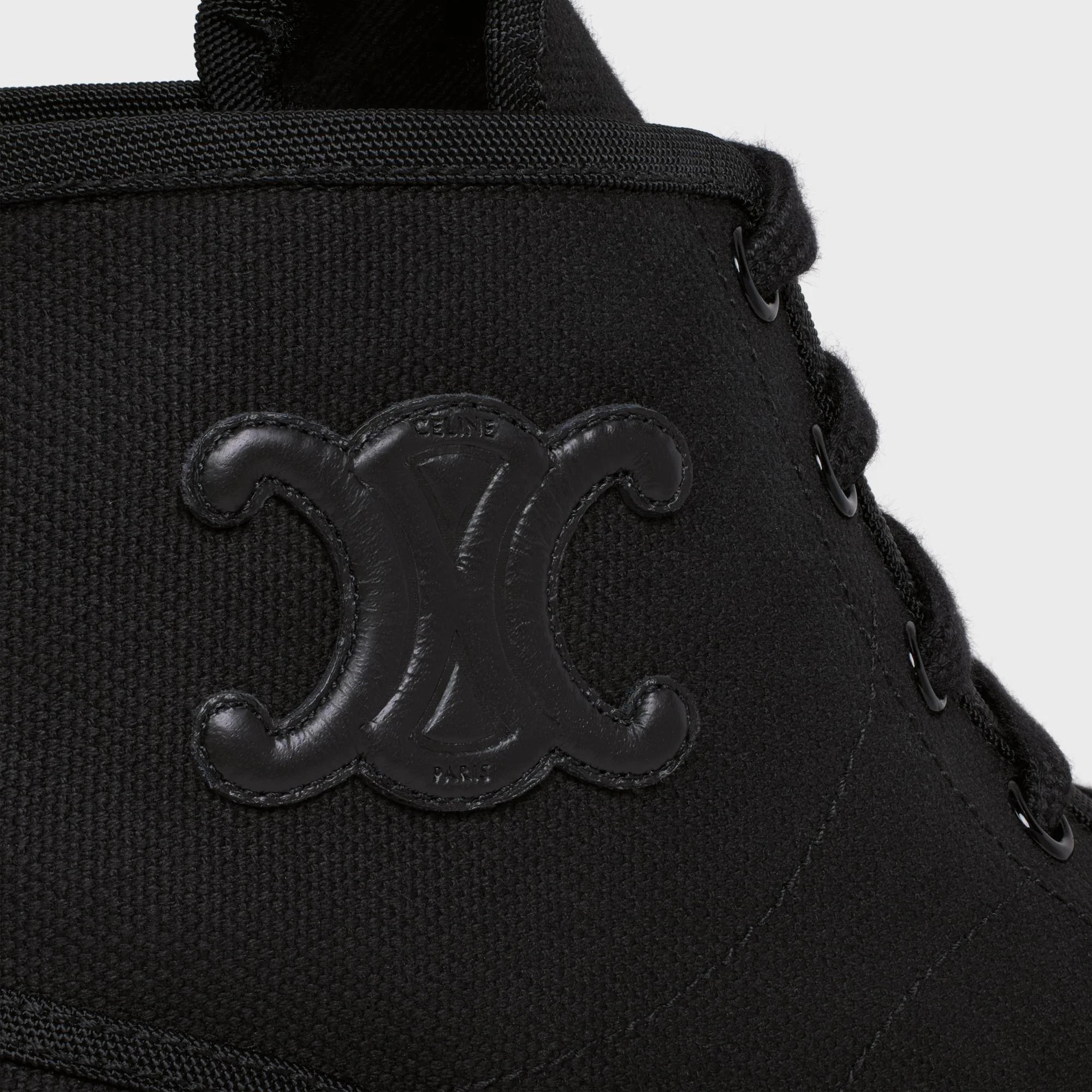 Wedge Lace-Up Boot W/Triomphe - Black - Image 10
