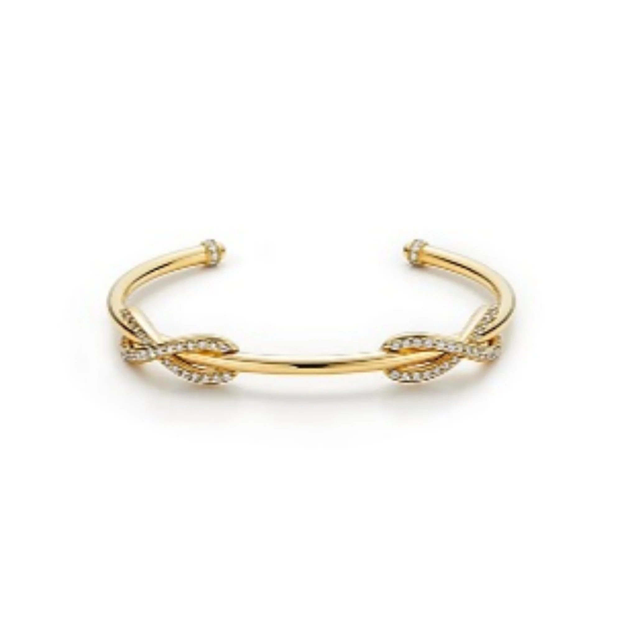 18Y DIAMOND DBL INFINITY CUFF MD