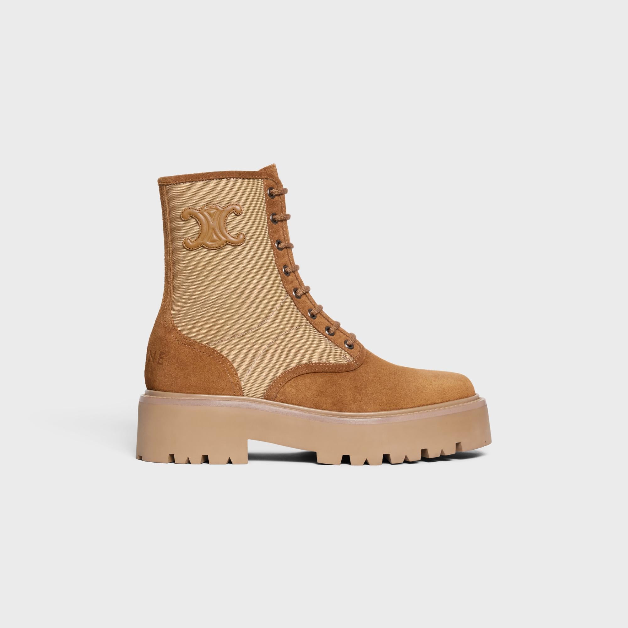 Lace-Up Boot 45 - Dark Beige