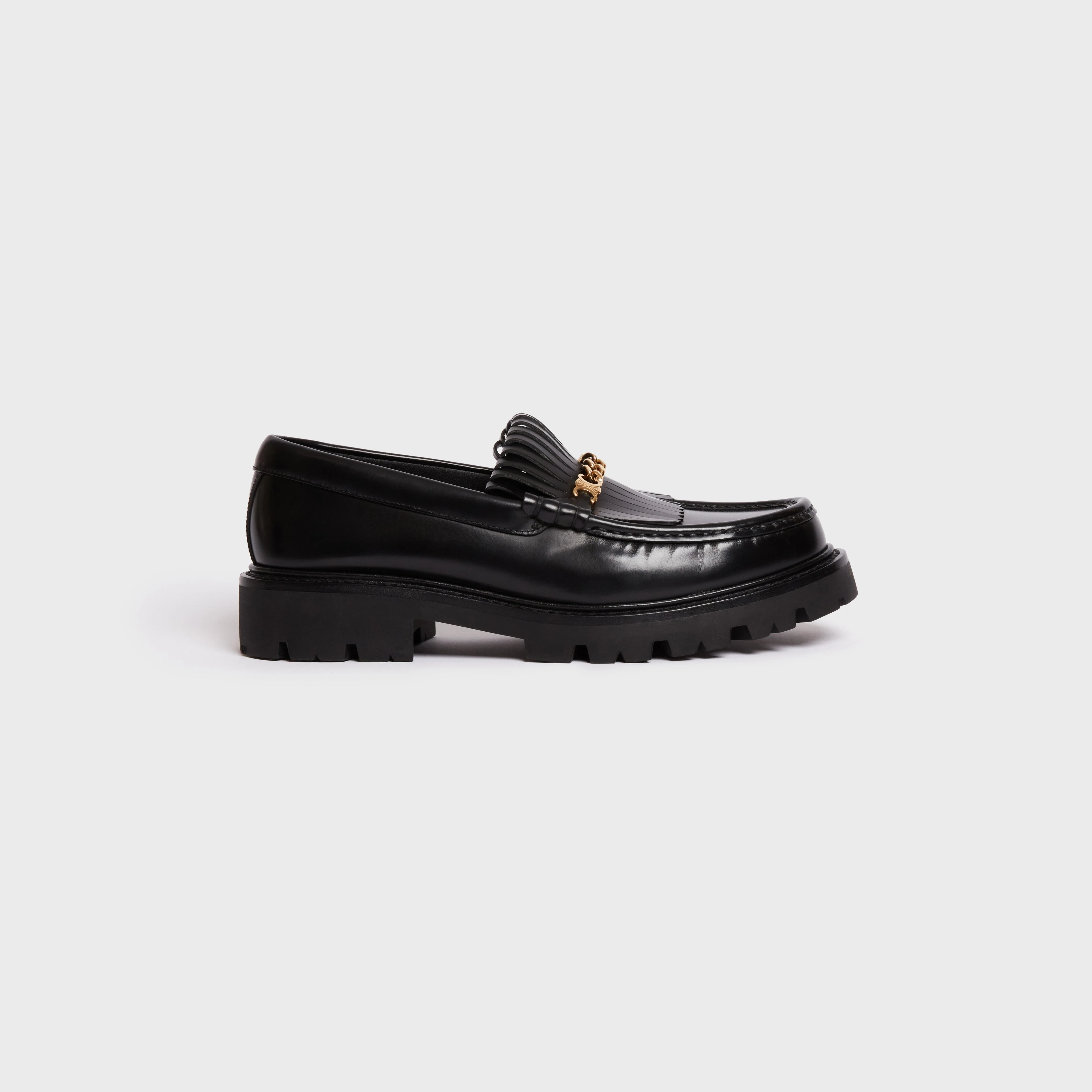 Chunky Loafer Fringes & Triomp - Black