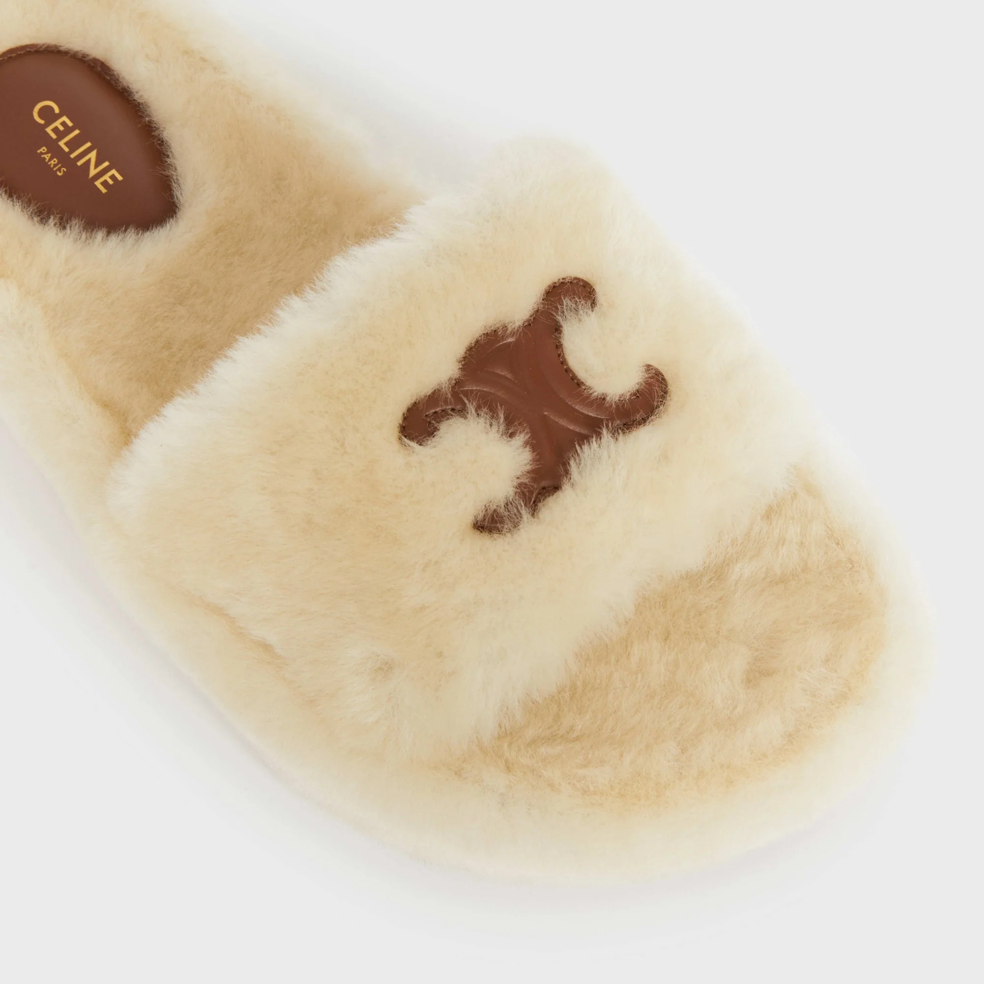 Slide W/ Triomphe 05 - Beige - Image 2