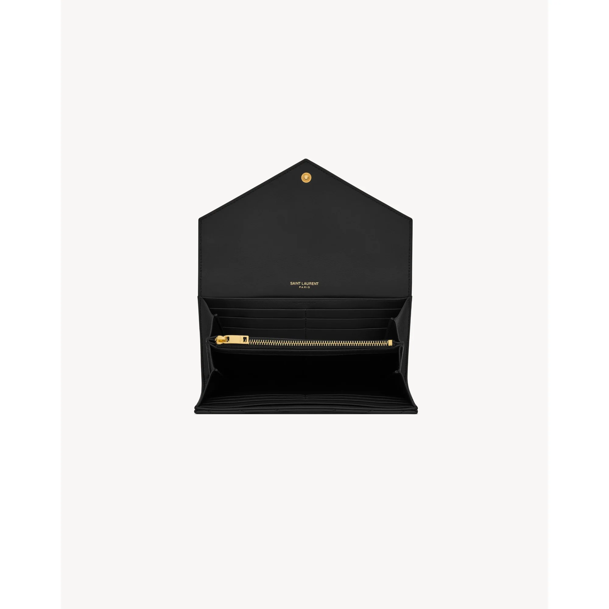 Large Flap Wallet - Nero - Image 4