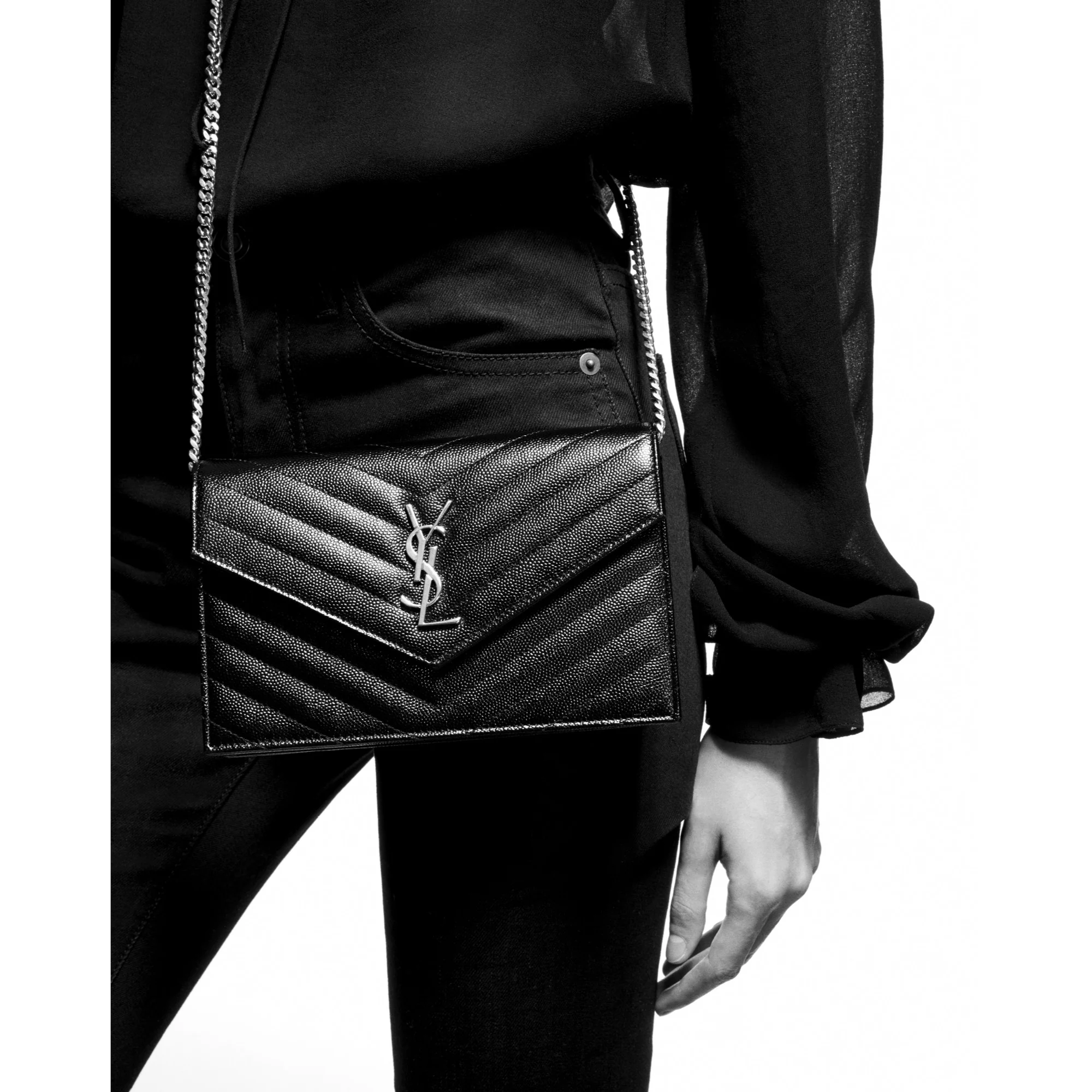 Envelope Chain Wallet - Nero - Image 6