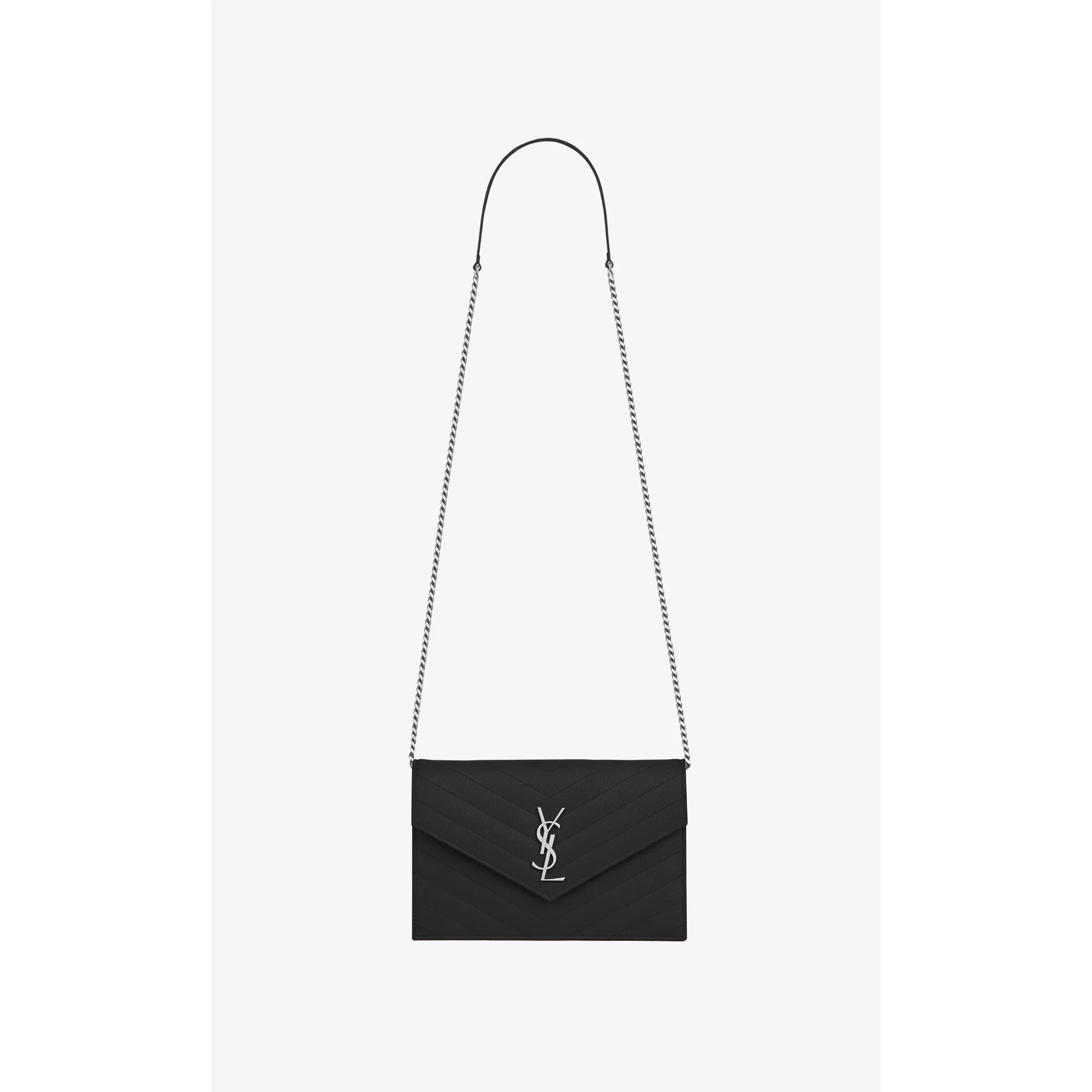 Envelope Chain Wallet - Nero