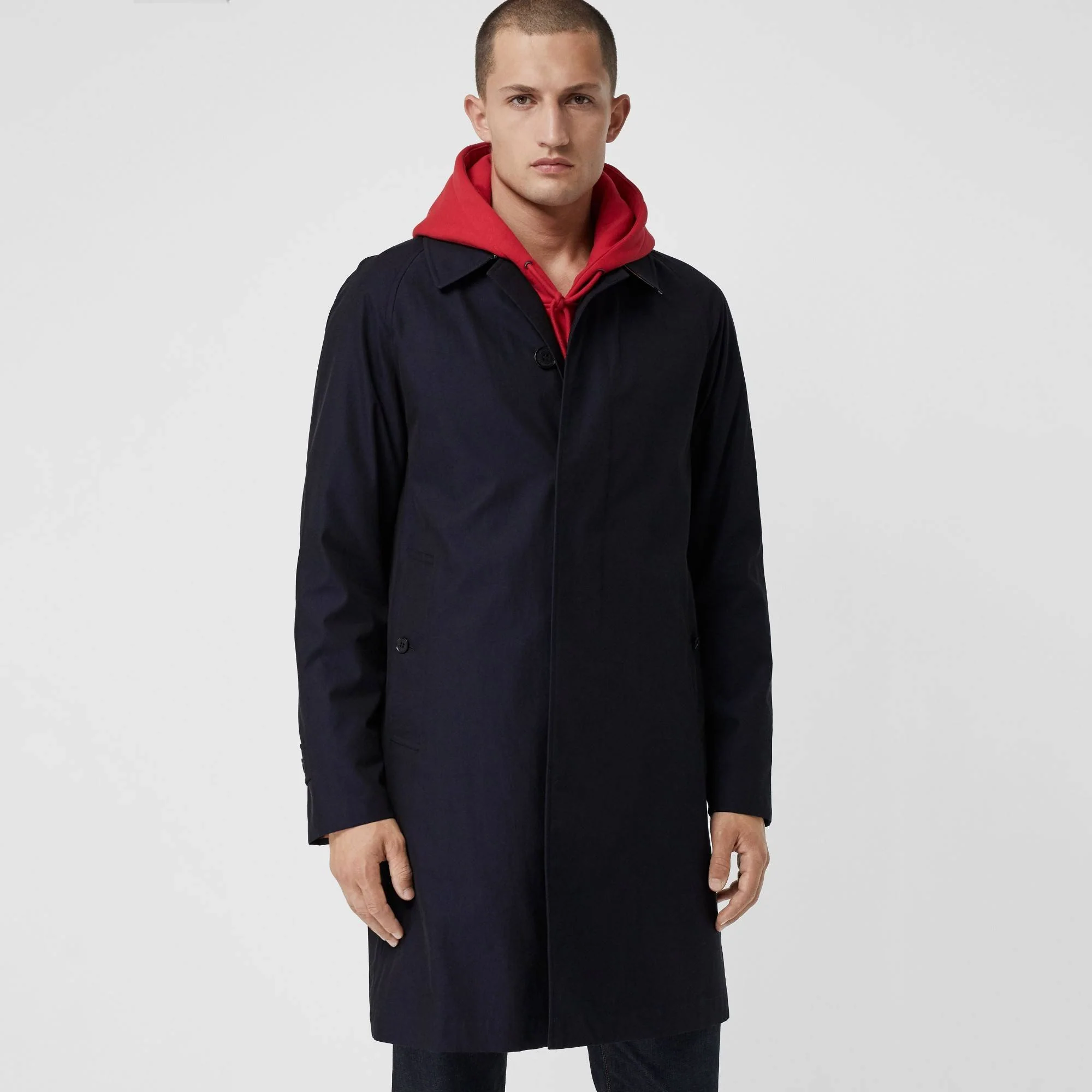The Camden Car Coat - Blue Carbon - Image 5