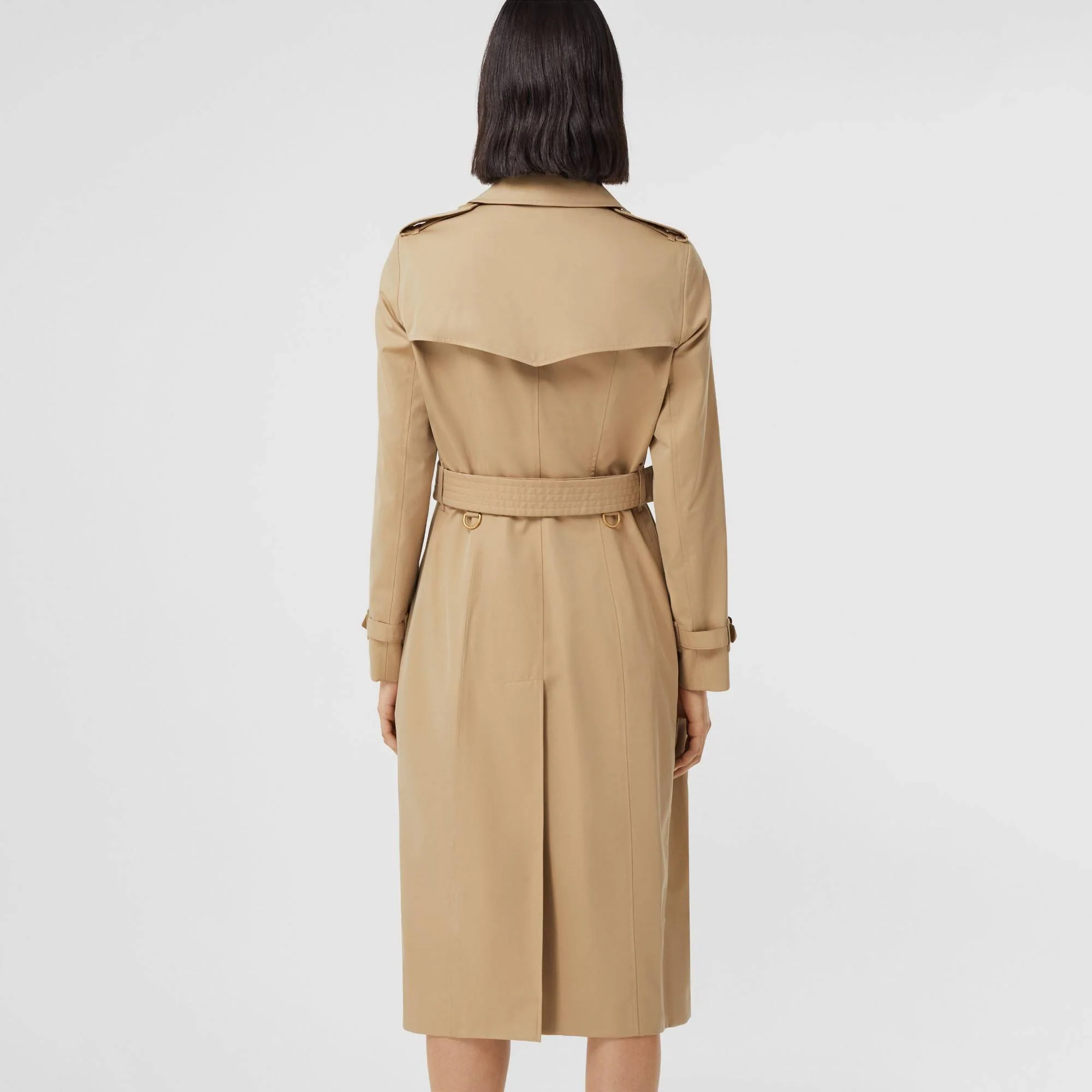 The Long Chelsea Heritage Trench Coat - Honey - Image 3