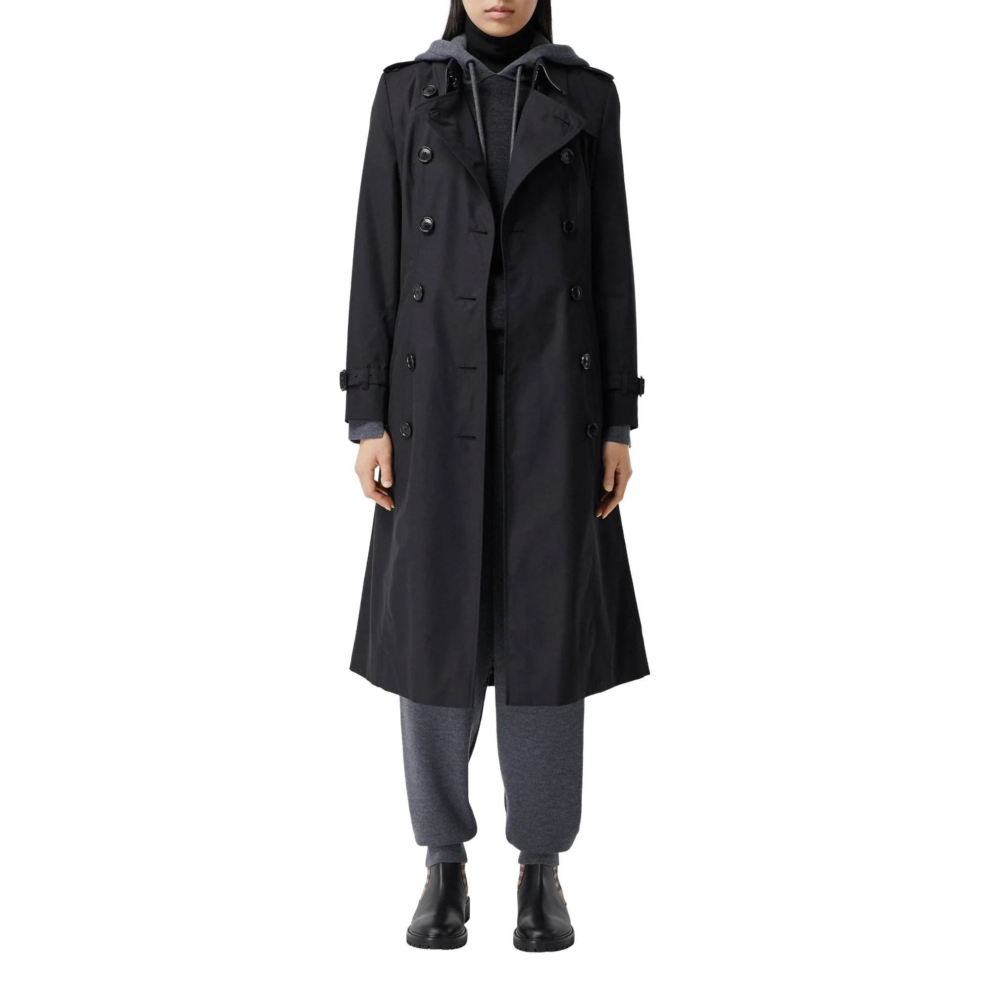 The Long Chelsea Heritage Trench Coat - Midnight - Image 10
