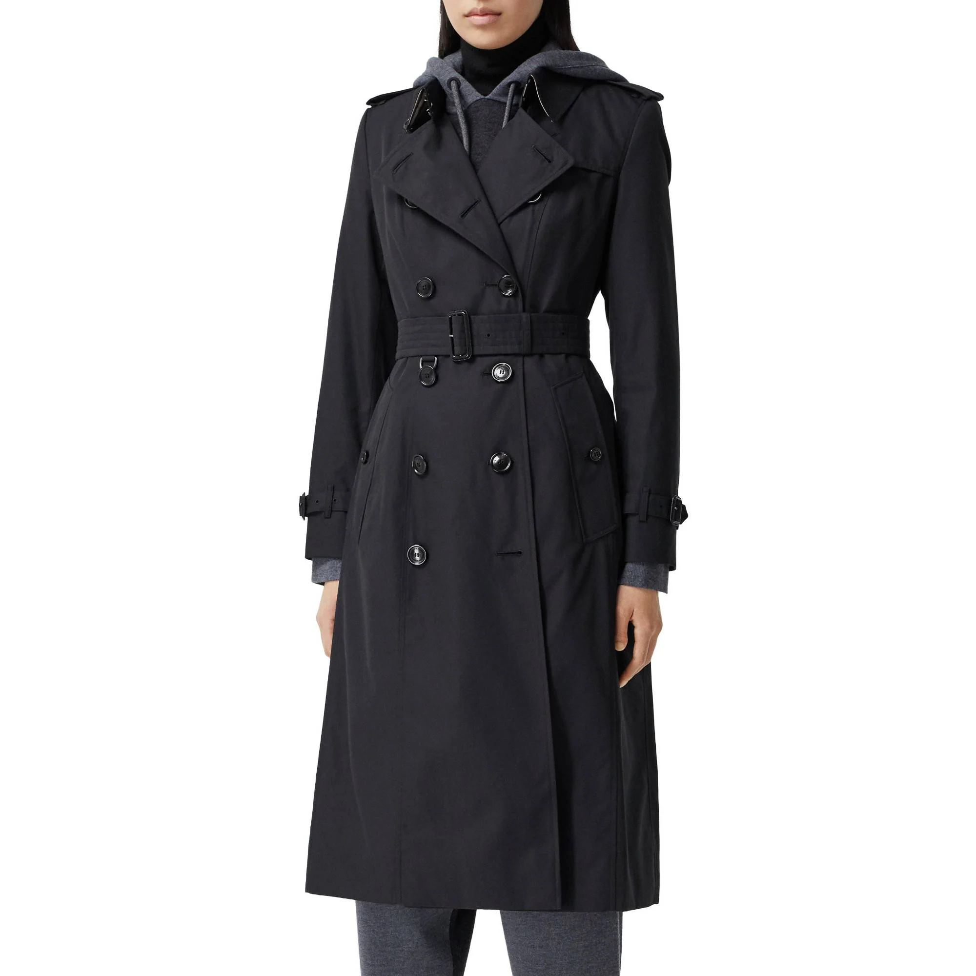 The Long Chelsea Heritage Trench Coat - Midnight - Image 12