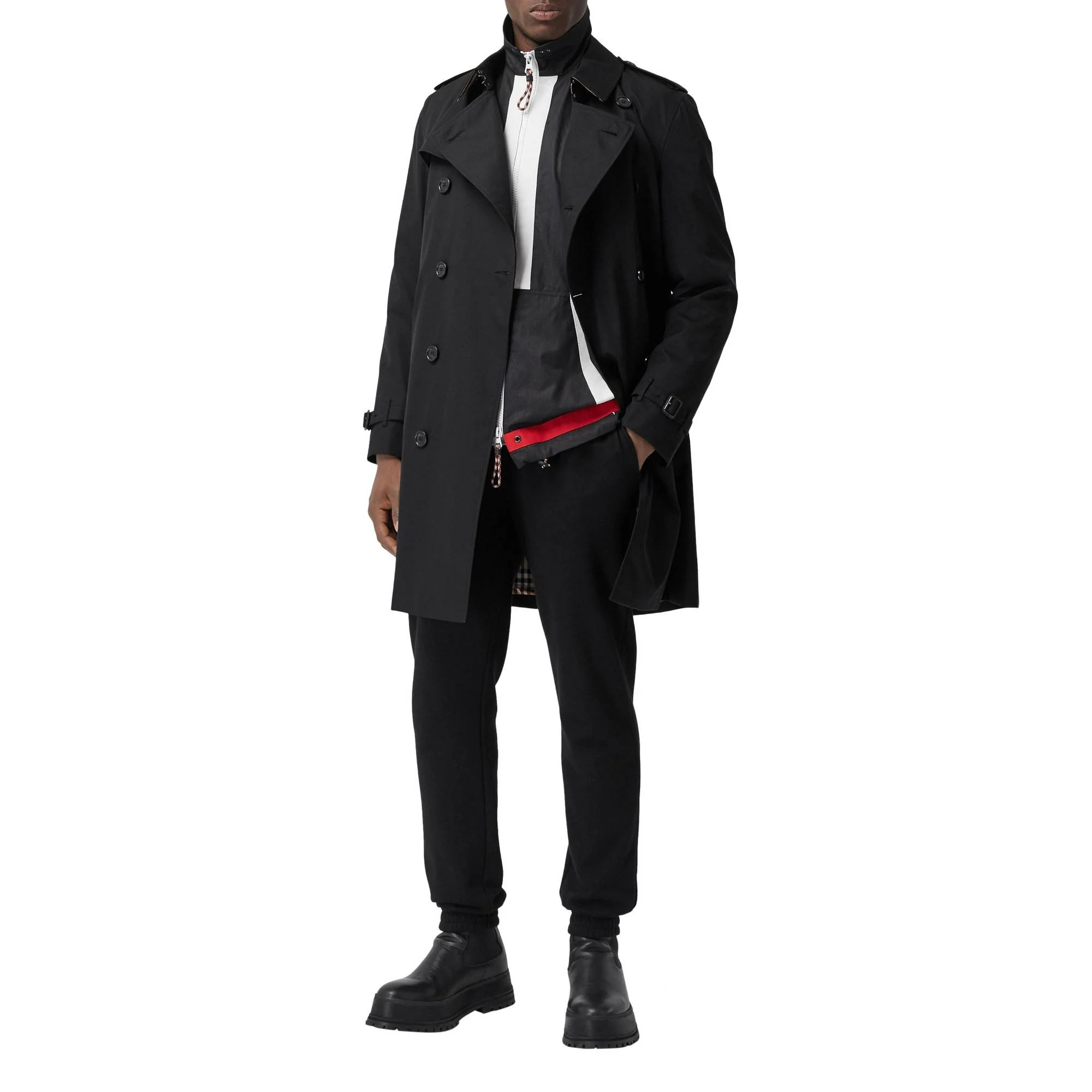 The Mid-length Kensington Heritage Trench Coat - Black - Image 11