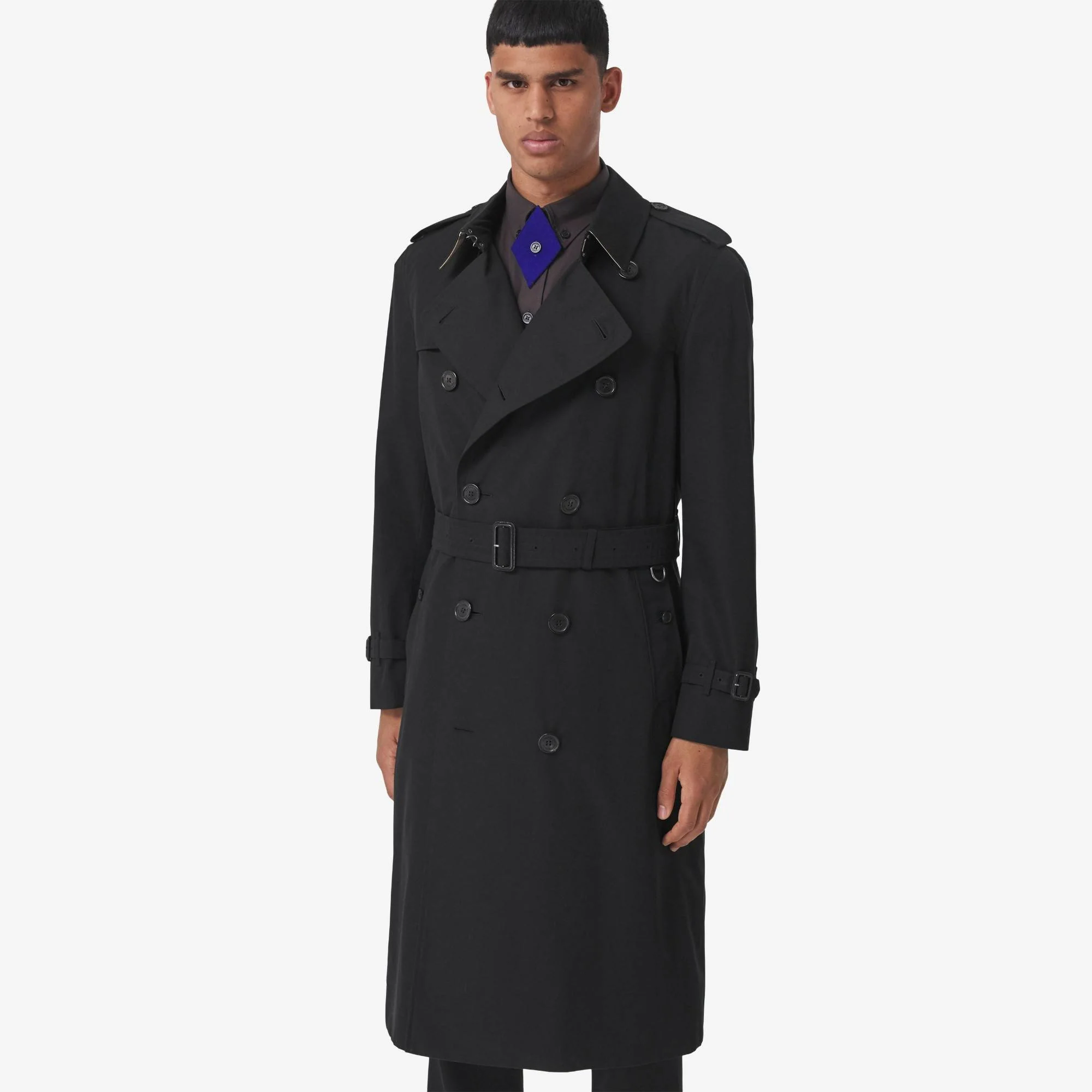 The Mid-length Kensington Heritage Trench Coat - Black - Image 4