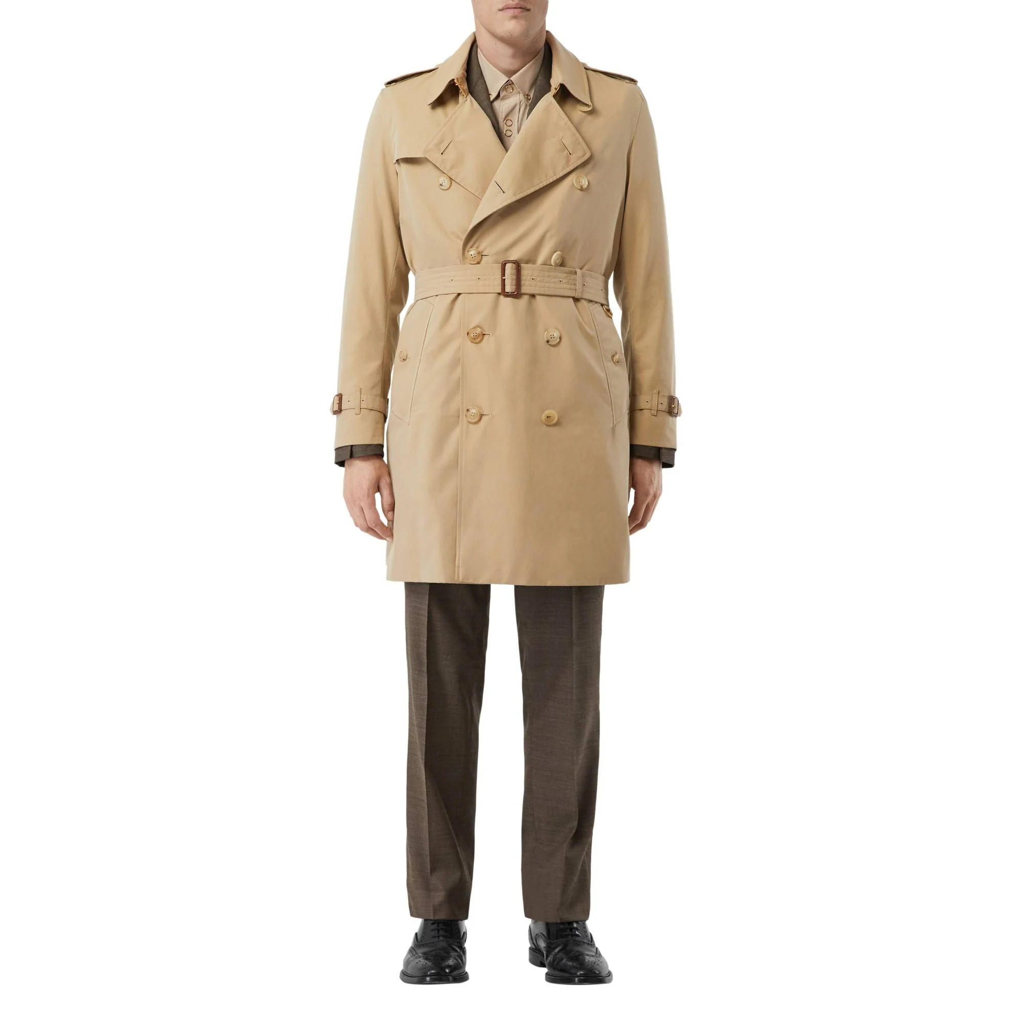 The Mid-length Kensington Heritage Trench Coat - Honey - Image 7